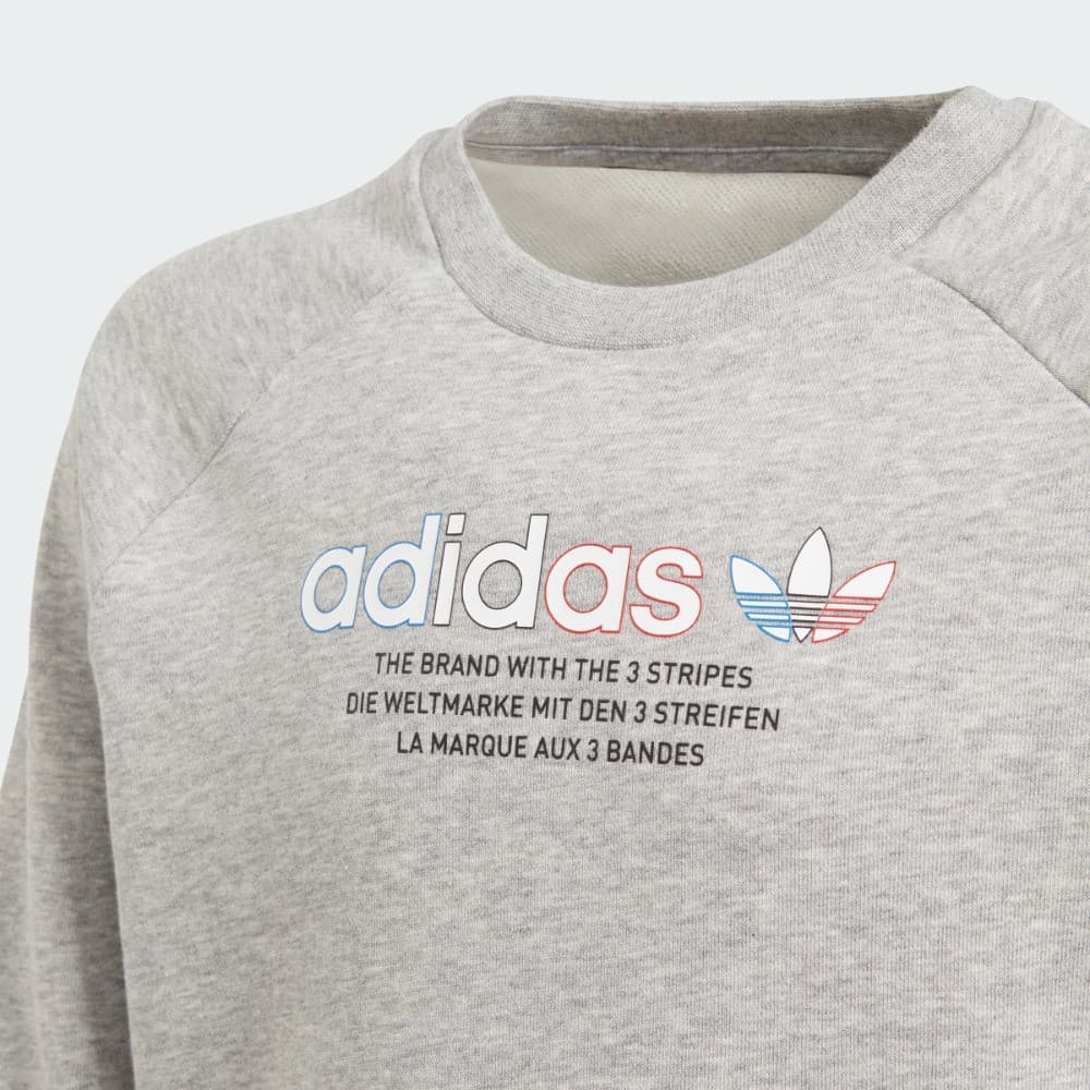 adidas Originals CREW Dětská mikina EU 146 GN7469 - náhled 3