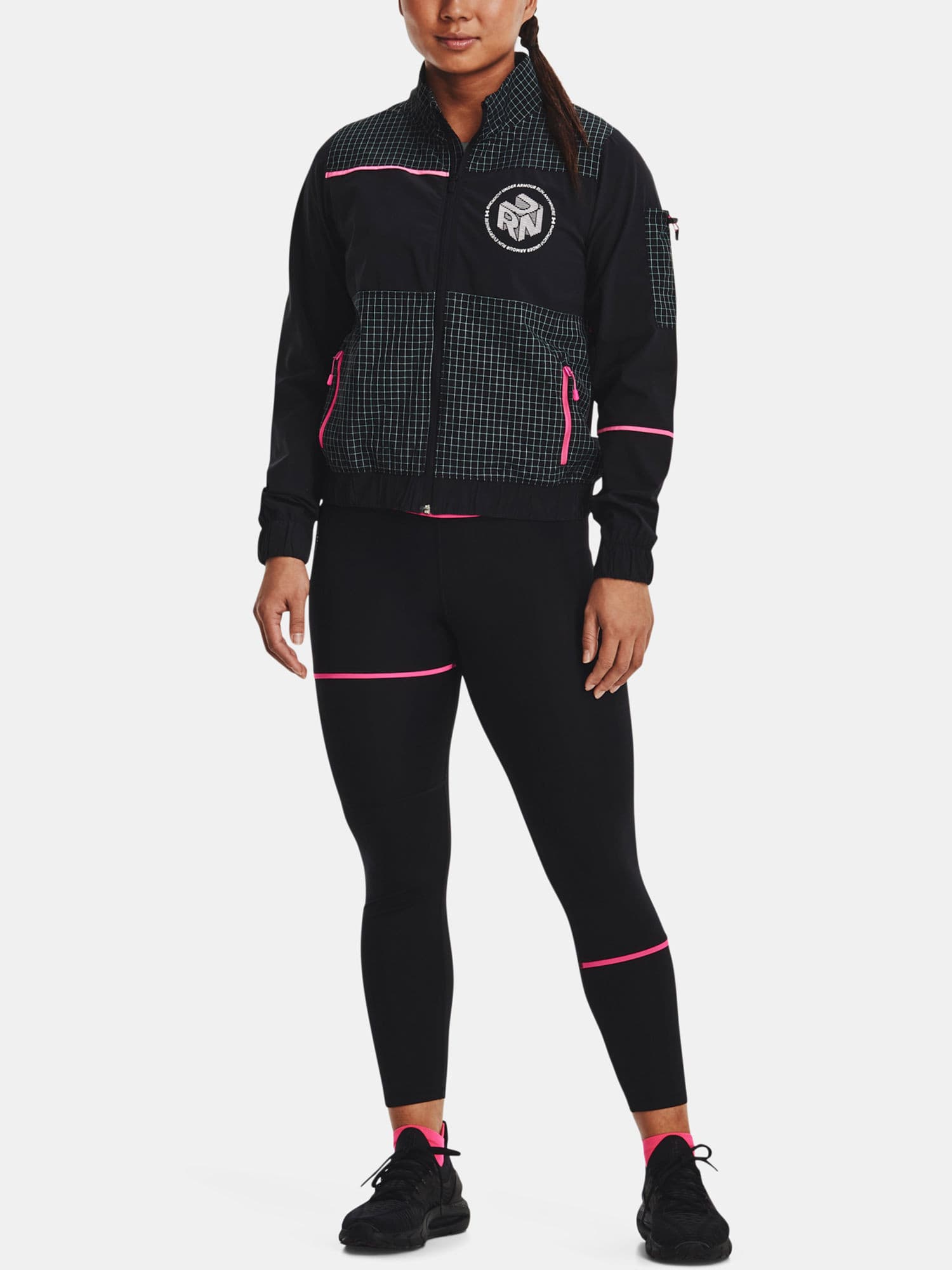 Under Armour UA Run Anywhere STORM Jacket Dámská bunda US L 1370343-001 - náhled 5