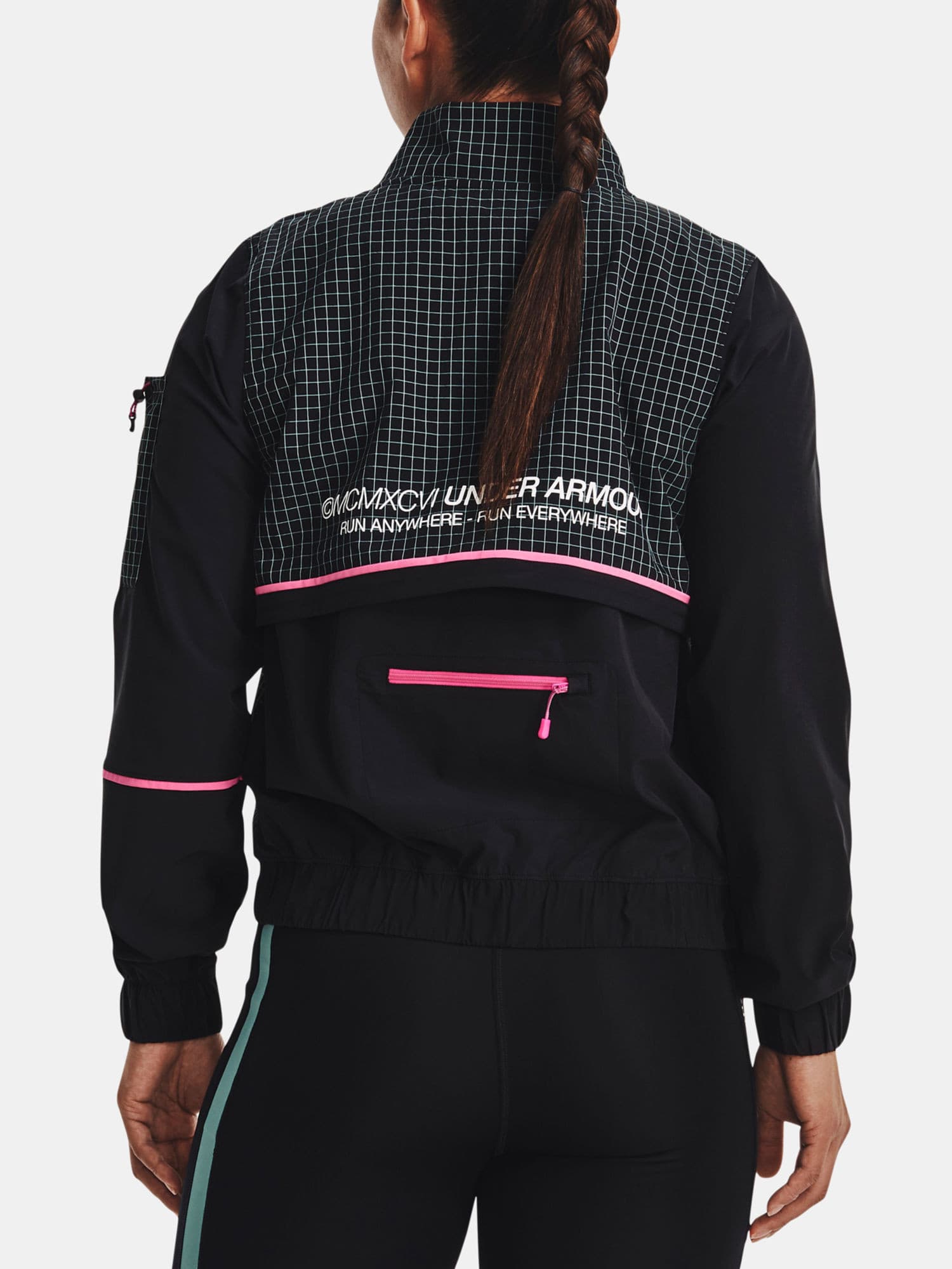 Under Armour UA Run Anywhere STORM Jacket Dámská bunda US L 1370343-001 - náhled 4