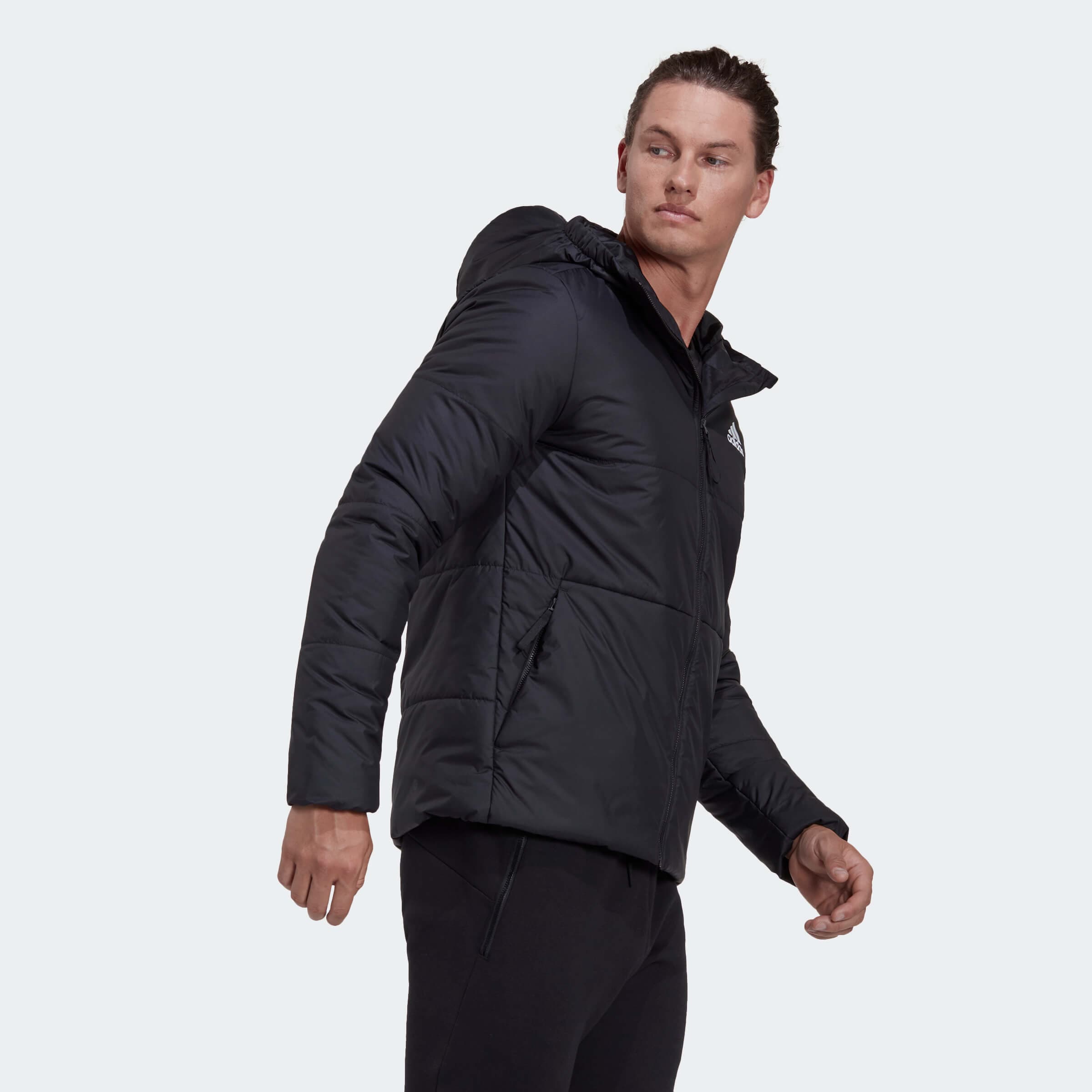 adidas Performance BSC HOOD INS J Pánská bunda US L HG6276 - náhled 4
