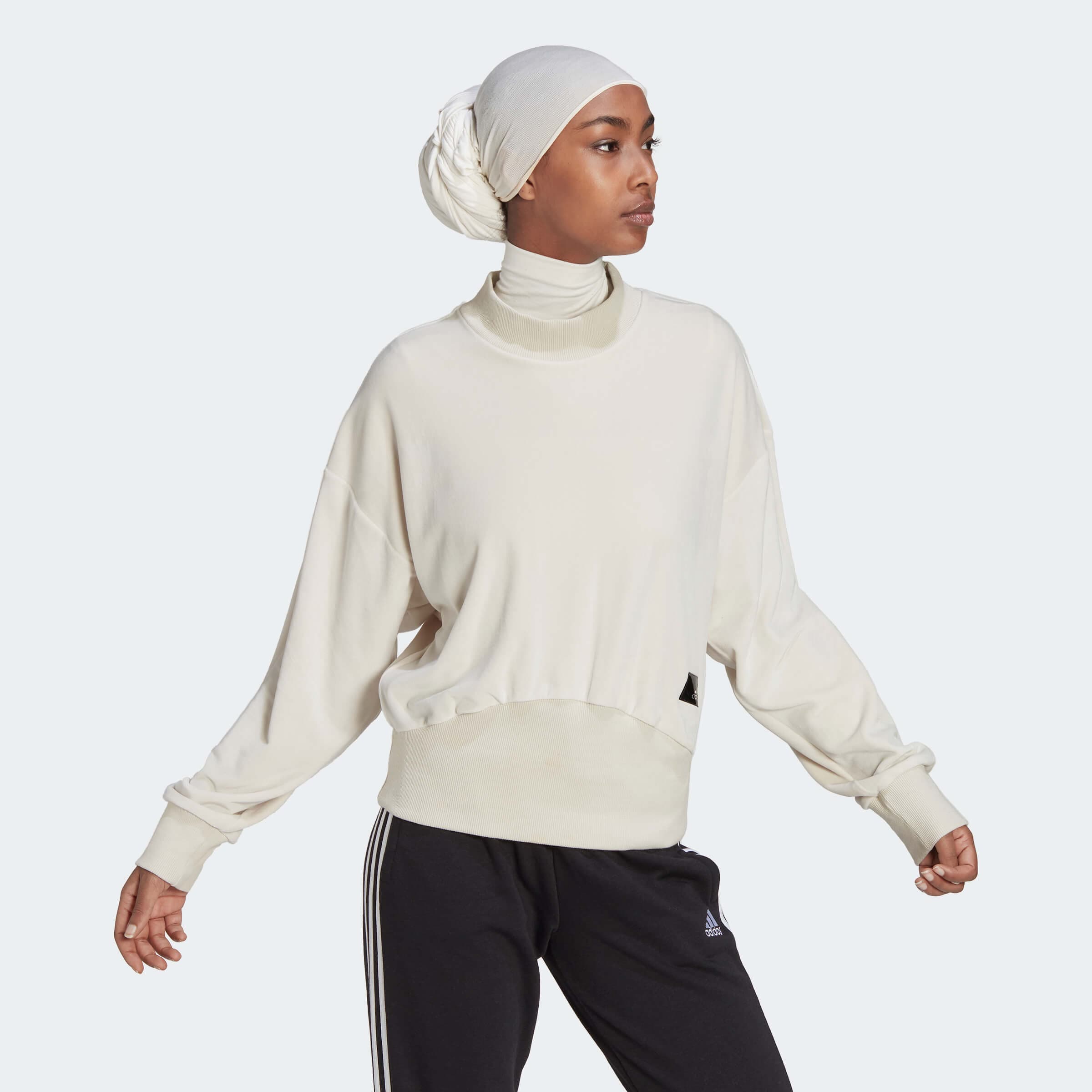adidas Performance W HOL SWT Dámská mikina US L HJ7370 - náhled 4
