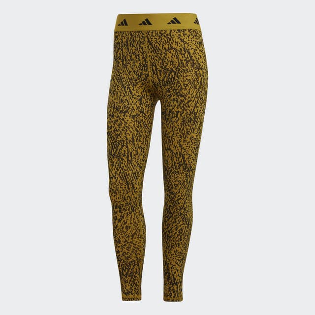 adidas Performance TF CAMO LONG T Dámské legíny US L HL8633 - náhled 1