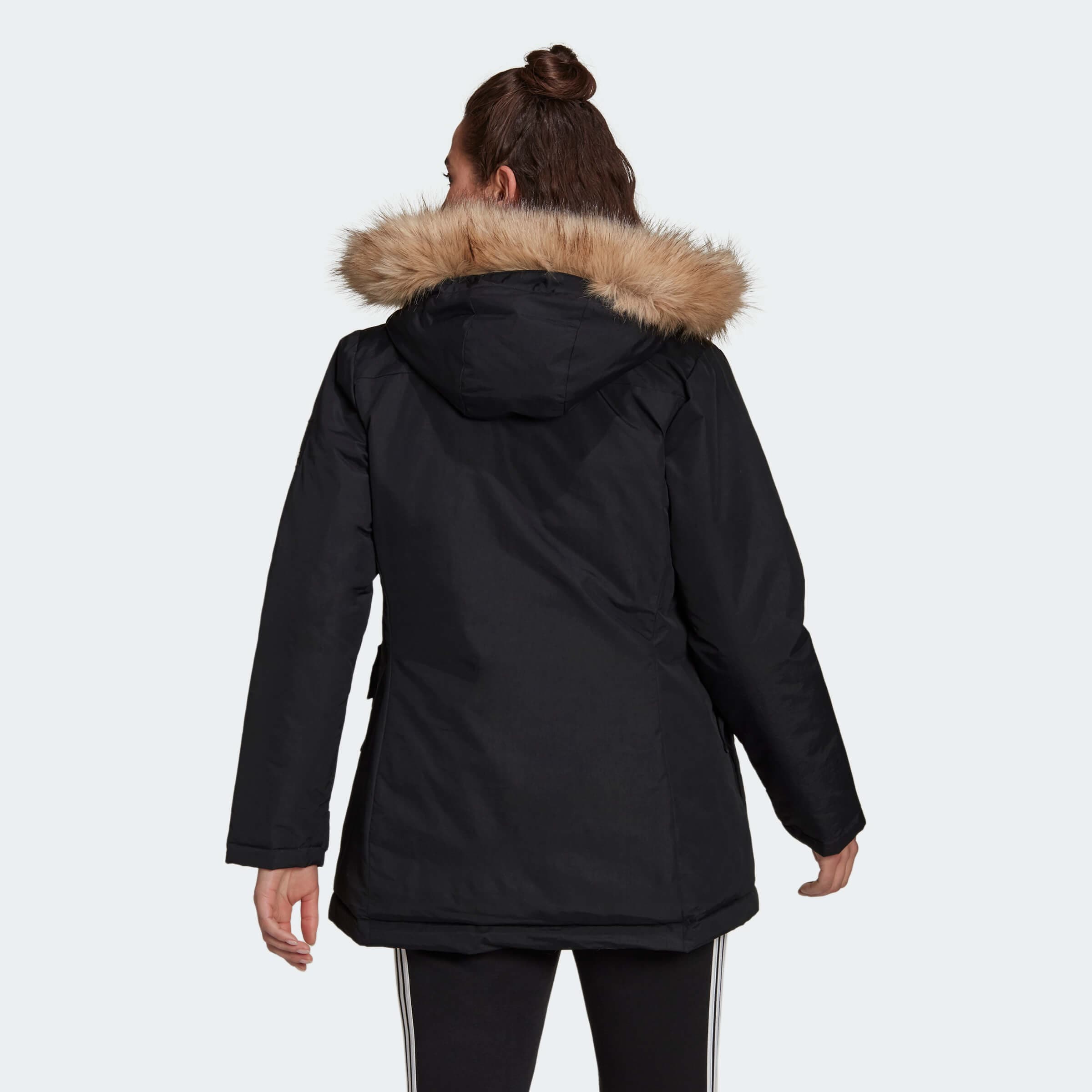 adidas Performance W HOODED PARKA Dámská bunda US L GT1707 - náhled 5