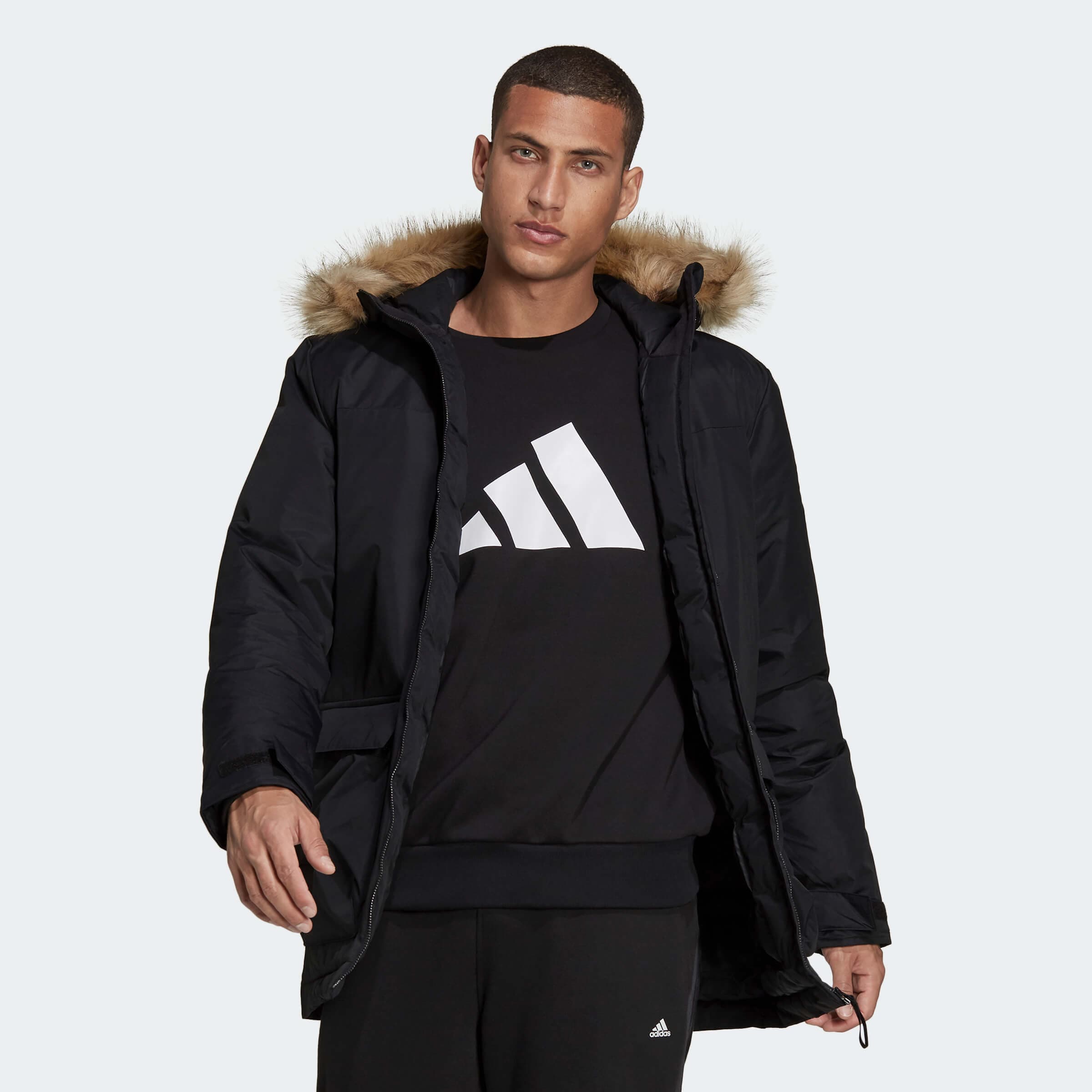 adidas Performance HOODED PARKA Pánská bunda US L GT1699 - náhled 2