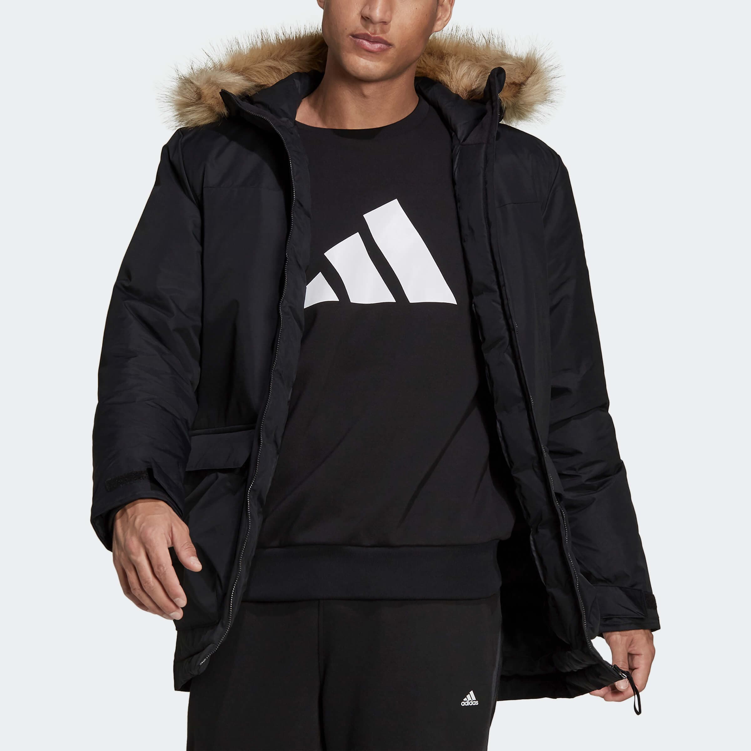 adidas Performance HOODED PARKA Pánská bunda US L GT1699 - náhled 3