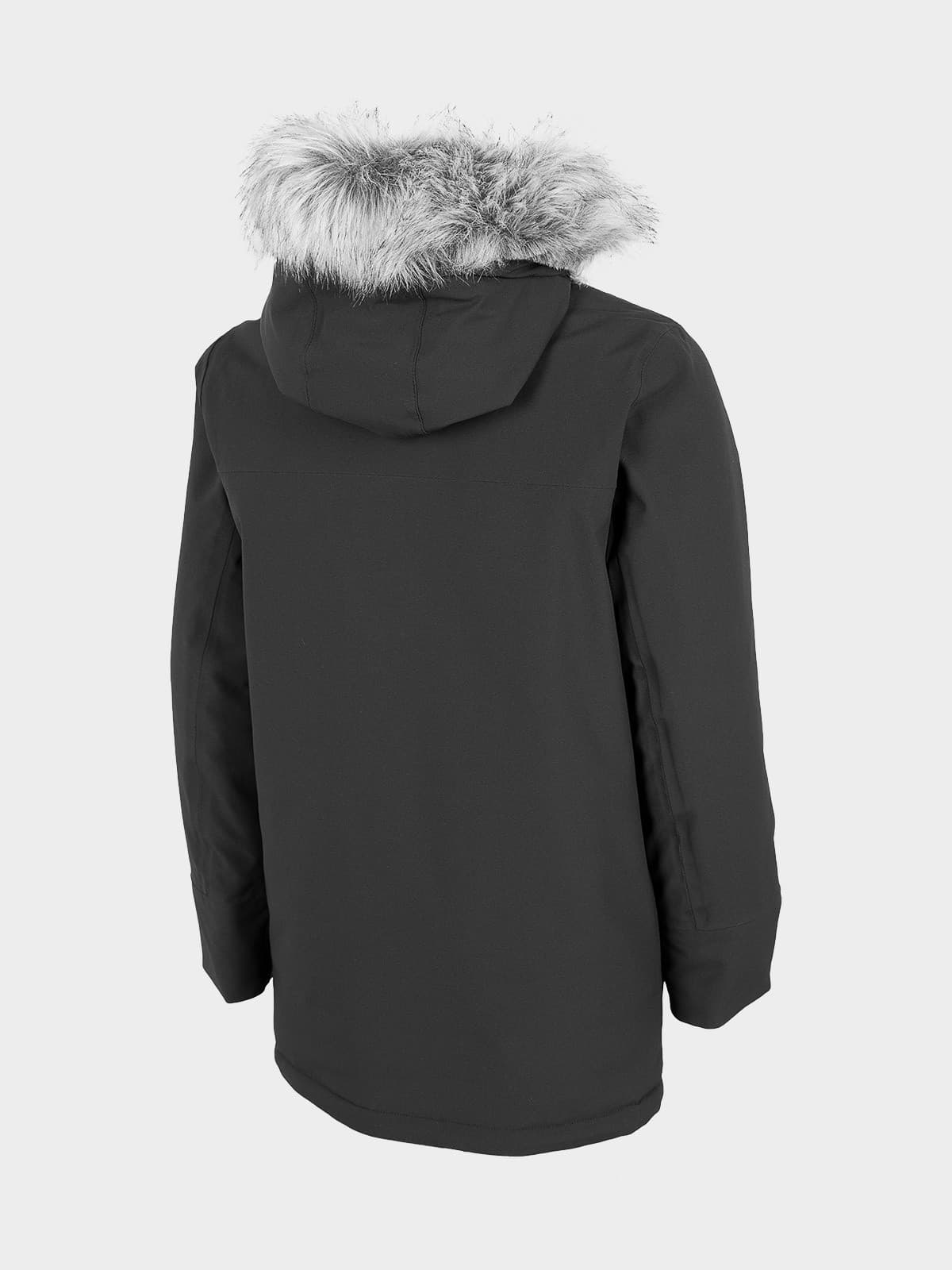 4F HJZ22-JKUM001 DEEP BLACK Dětská bunda EU 122 HJZ22-JKUM001 DEEP BLACK - náhled 2