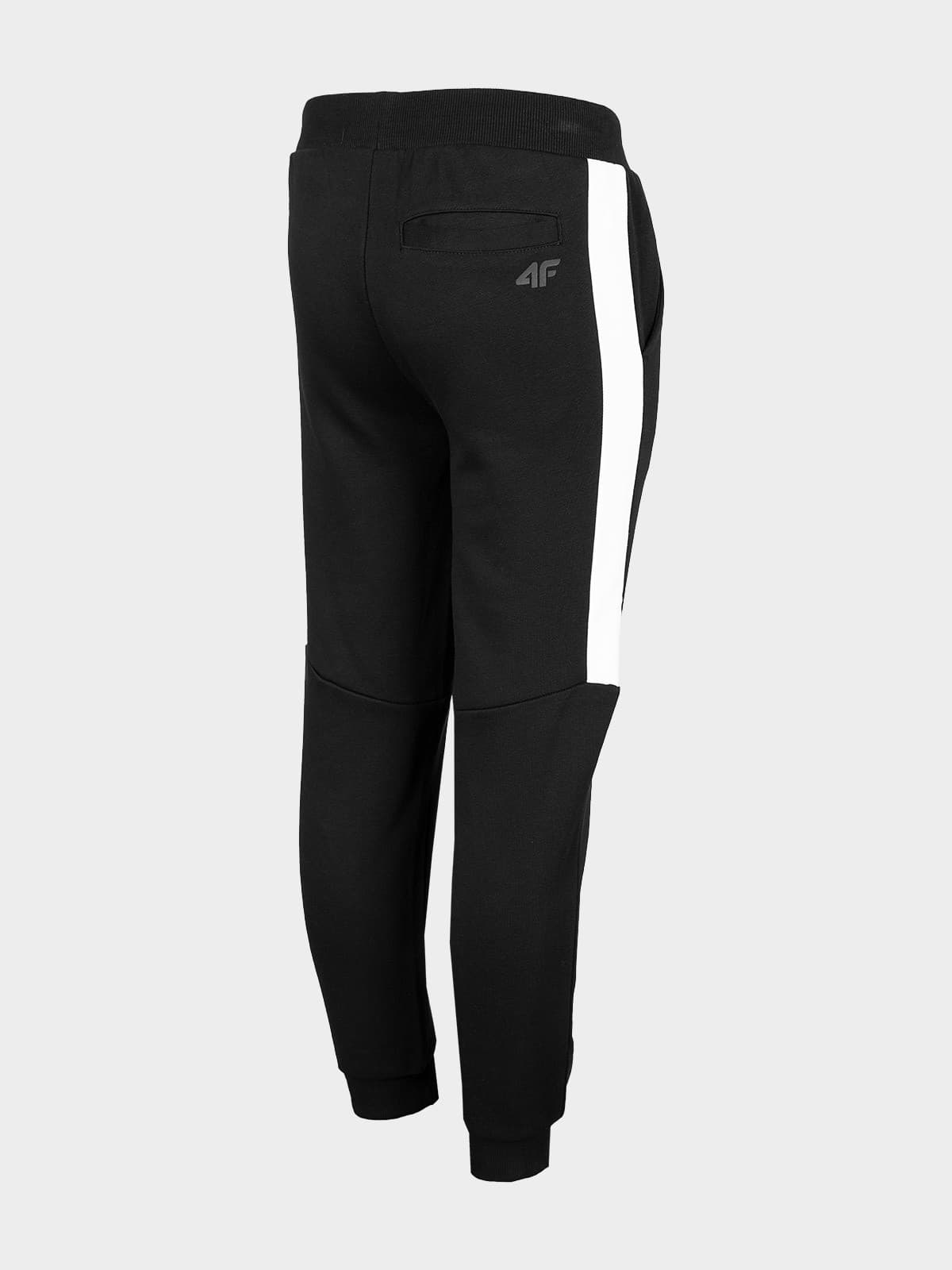 4F HJZ22-JSPMD002 DEEP BLACK Dětské tepláky EU 122 HJZ22-JSPMD002 DEEP BLACK - náhled 2