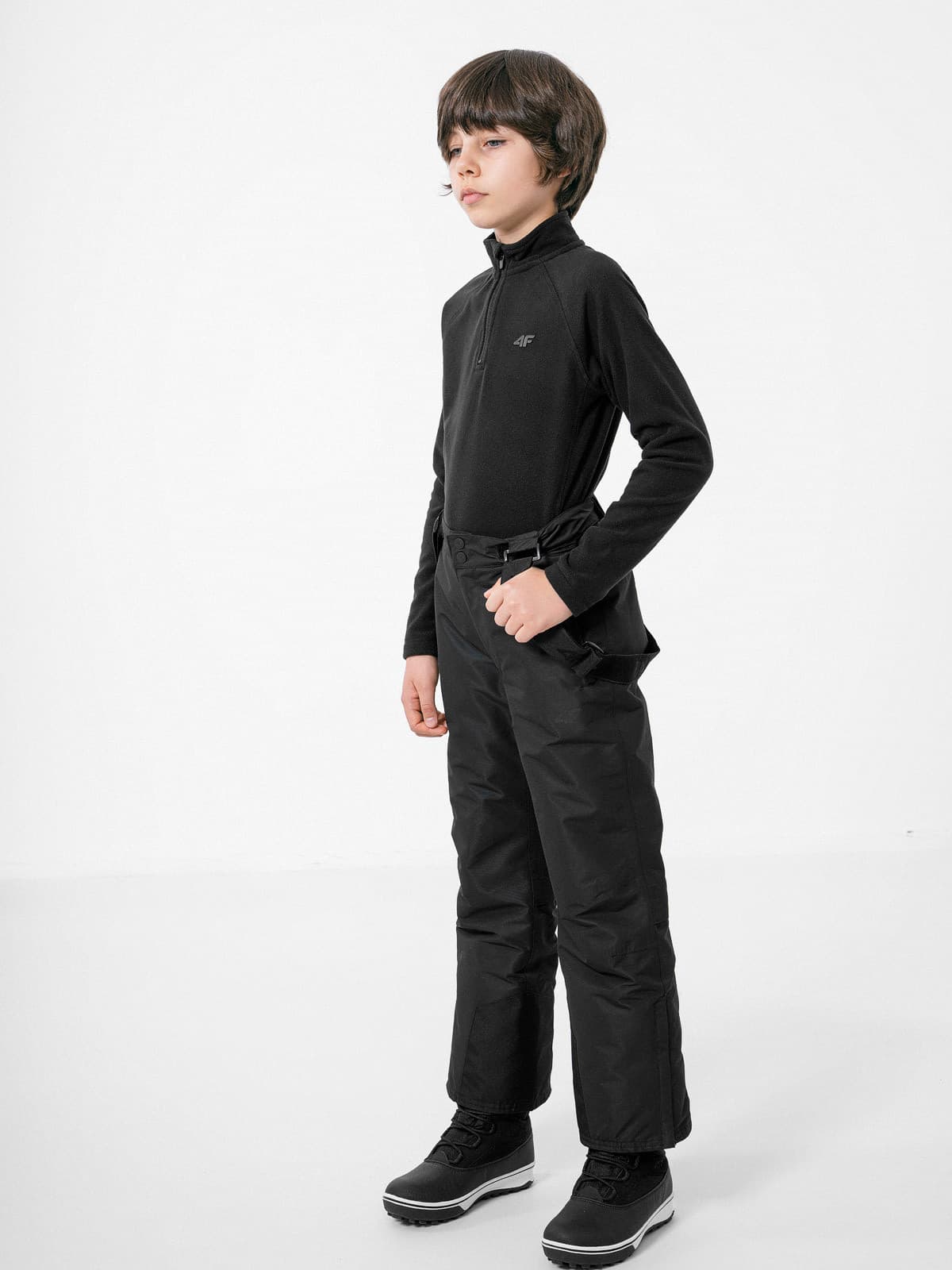 4F HJZ22-JBIMP001 DEEP BLACK Dětské termo tričko EU 122/128 HJZ22-JBIMP001 DEEP BLACK - náhled 3