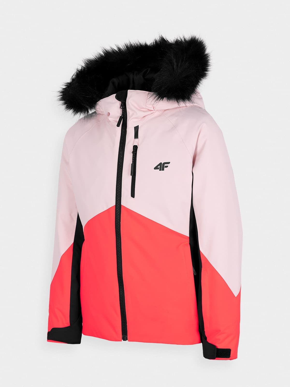 4F HJZ22-JKUDN003 LIGHT PINK Dětská lyžařská bunda EU 122 HJZ22-JKUDN003 LIGHT PINK - náhled 1