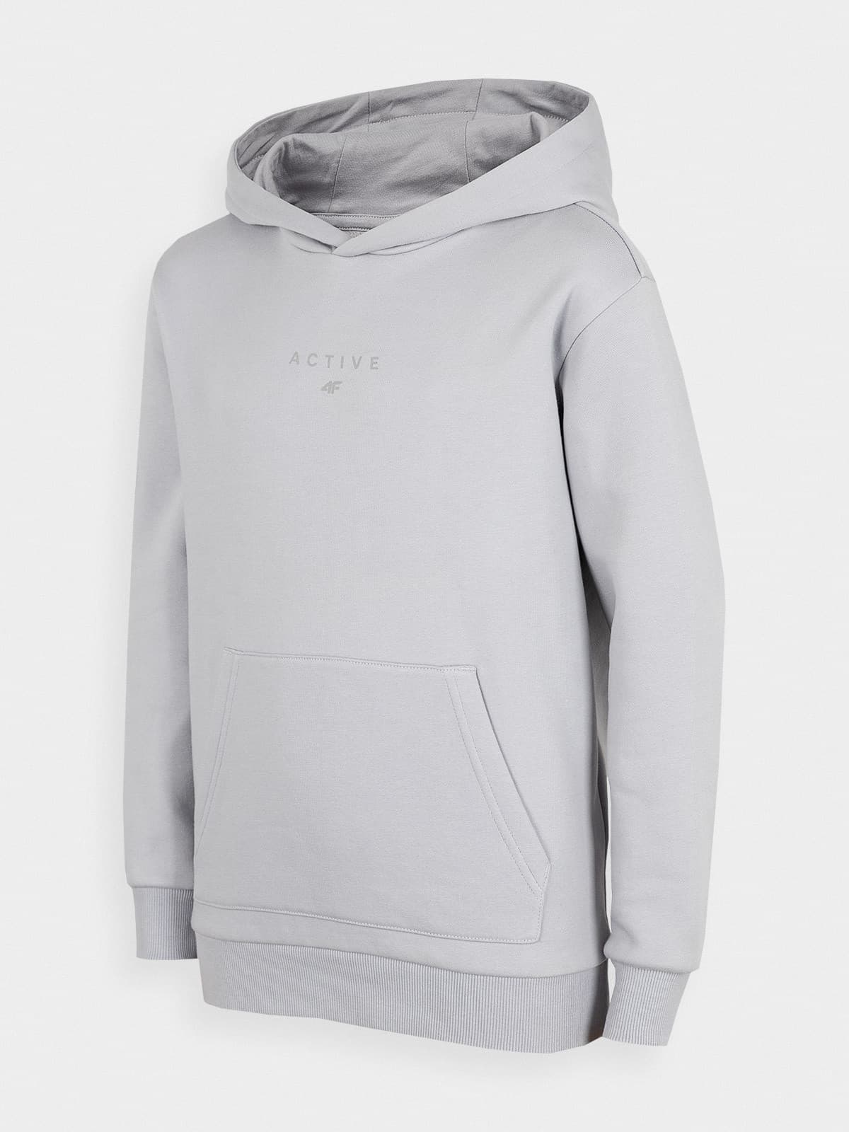4F HJZ22-JBLD003 COLD LIGHT GREY Dětská mikina EU 122 HJZ22-JBLD003 COLD LIGHT GREY - náhled 1