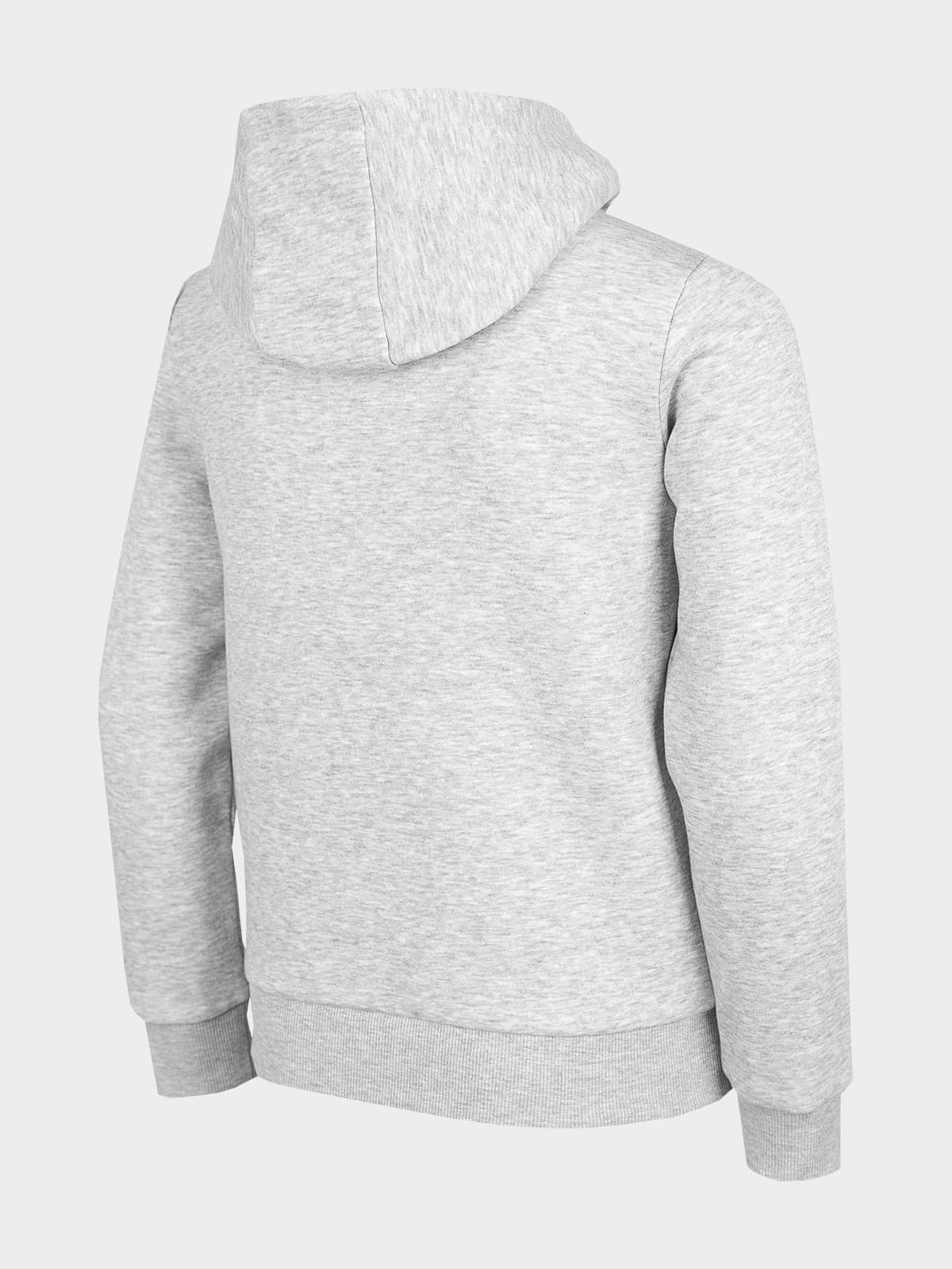 4F HJZ22-JBLD001 GREY MELANGE Dětská mikina EU 122 HJZ22-JBLD001 GREY MELANGE - náhled 2
