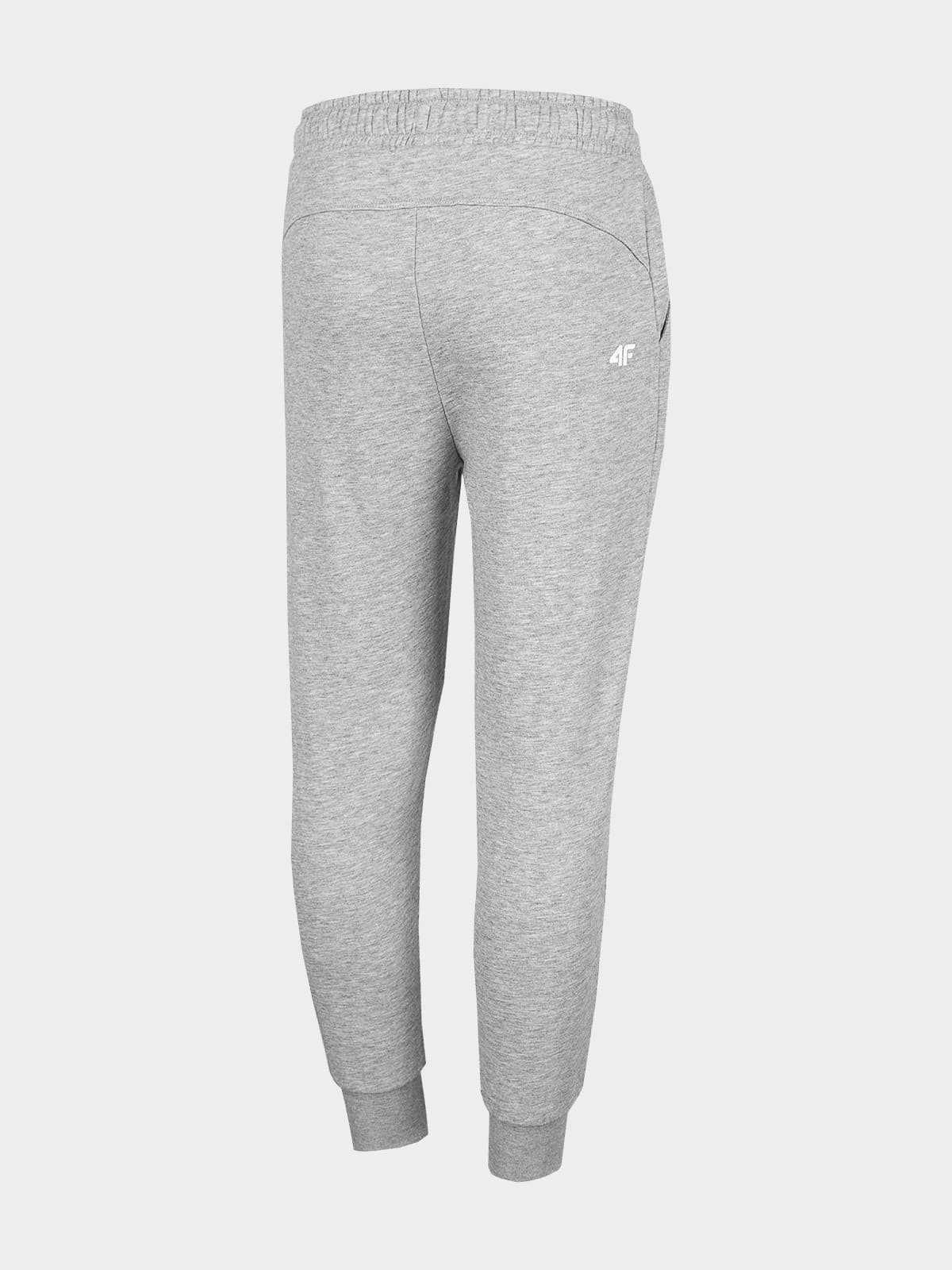 4F HJZ22-JSPDD001 GREY MELANGE Dětské tepláky EU 122 HJZ22-JSPDD001 GREY MELANGE - náhled 2