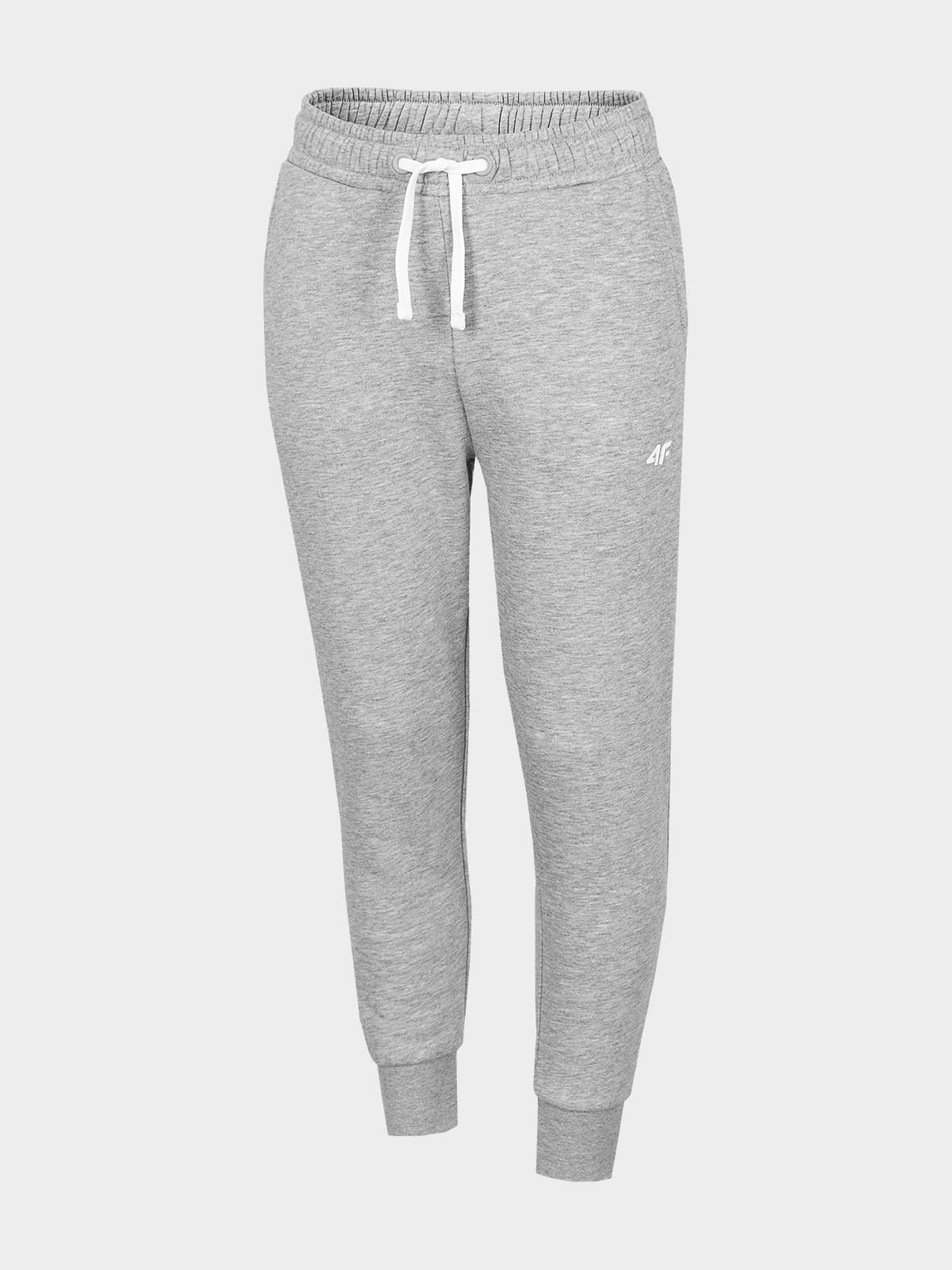 4F HJZ22-JSPDD001 GREY MELANGE Dětské tepláky EU 122 HJZ22-JSPDD001 GREY MELANGE - náhled 1