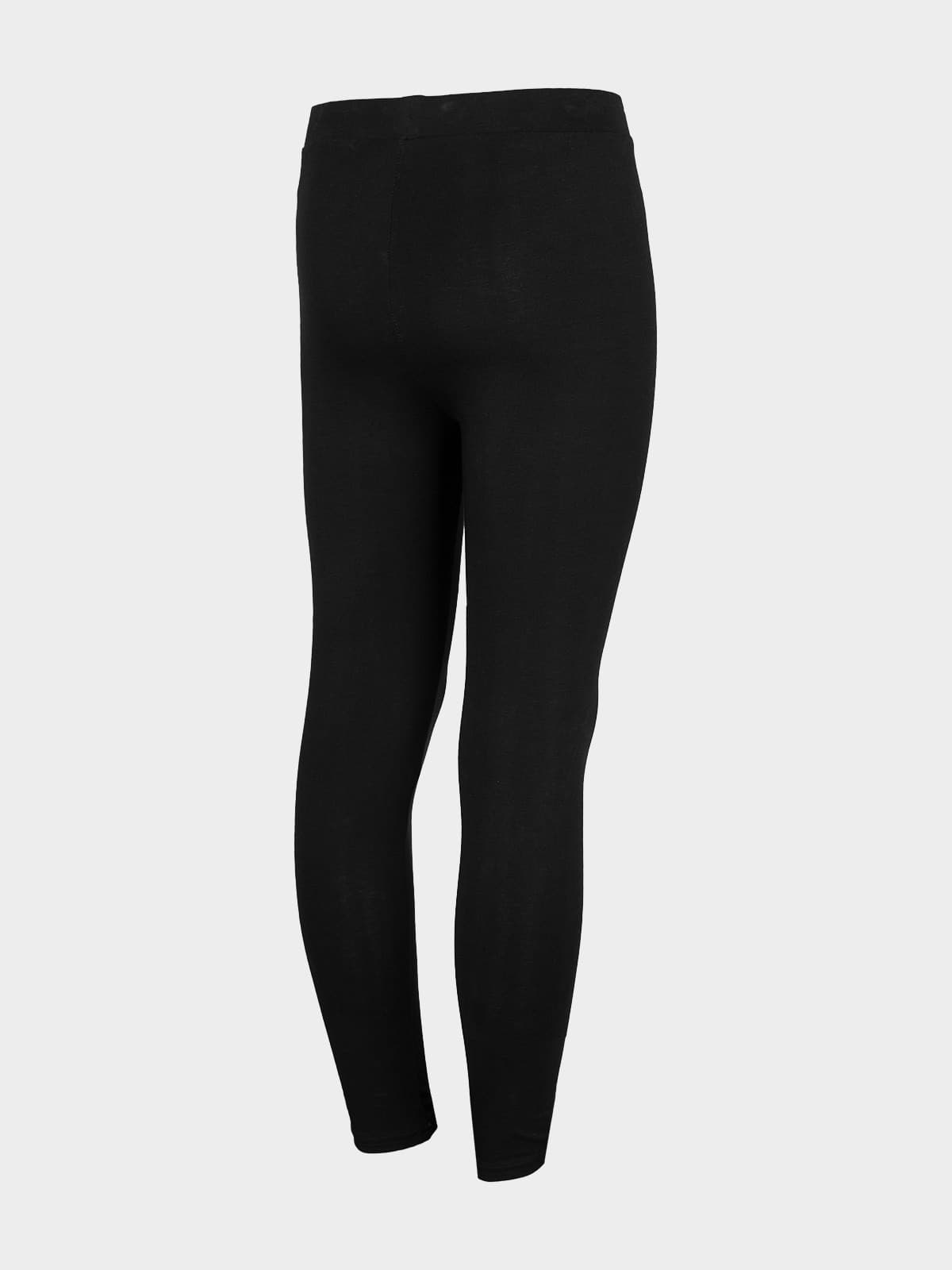 4F HJZ22-JLEG003 DEEP BLACK Dětské legíny EU 122 HJZ22-JLEG003 DEEP BLACK - náhled 2