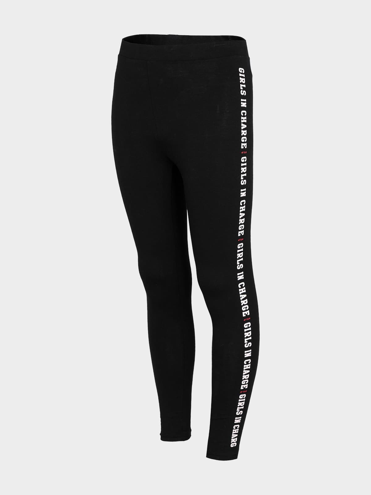 4F HJZ22-JLEG003 DEEP BLACK Dětské legíny EU 122 HJZ22-JLEG003 DEEP BLACK - náhled 1