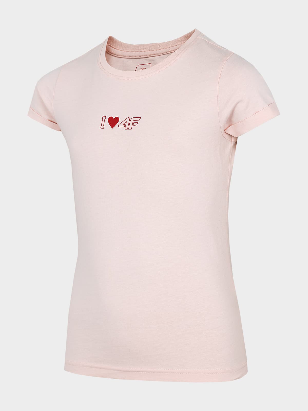 4F HJZ22-JTSD005 LIGHT PINK Dětské tričko EU