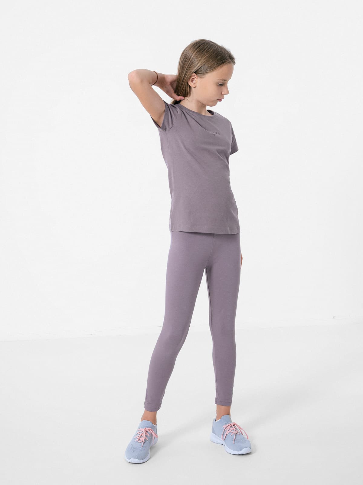 4F HJZ22-JTSD002 VIOLET Dětské tričko EU 122 HJZ22-JTSD002 VIOLET - náhled 3