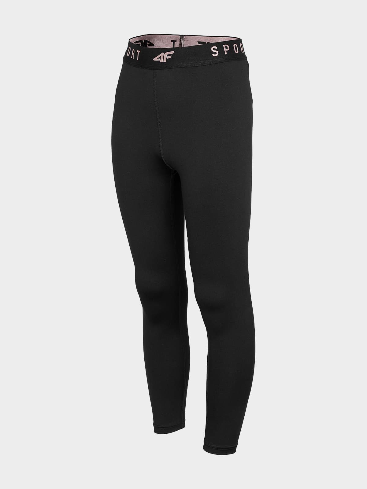 4F HJZ22-JSPDF002 DEEP BLACK Dětské funkční legíny EU 122/128 HJZ22-JSPDF002 DEEP BLACK - náhled 1