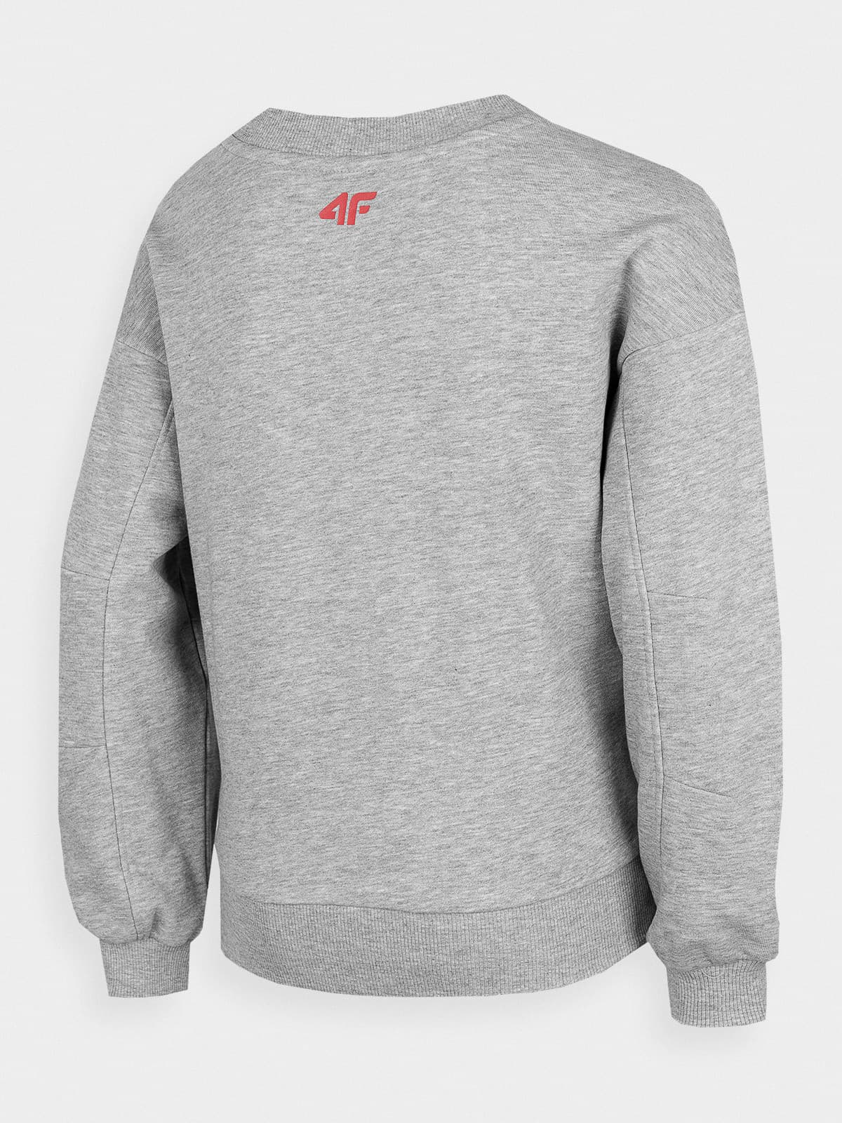 4F HJZ22-JBLD005 COLD LIGHT GREY MELANGE Dětská mikina EU 122 HJZ22-JBLD005 COLD LI GREY M - náhled 2