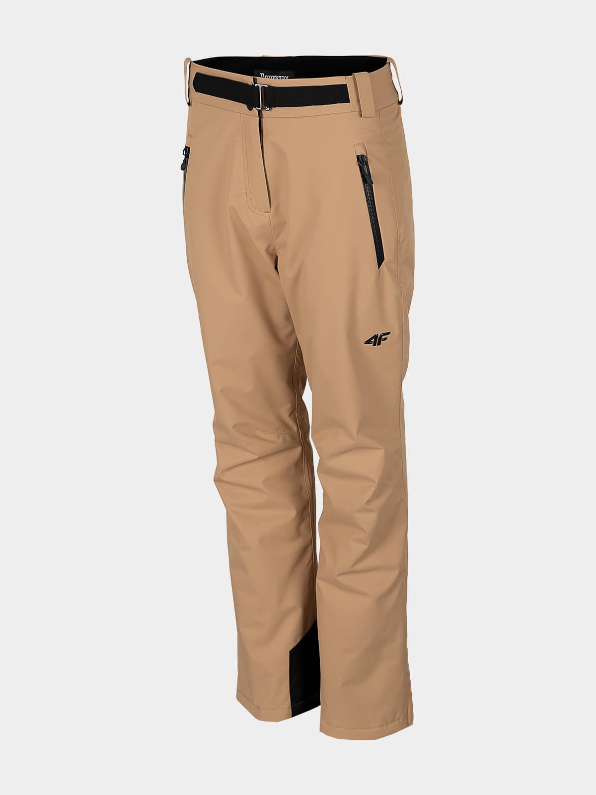 4F H4Z22-SPDN006 LIGHT BROWN Dámské lyžařské kalhoty US L H4Z22-SPDN006 LIGHT BROWN