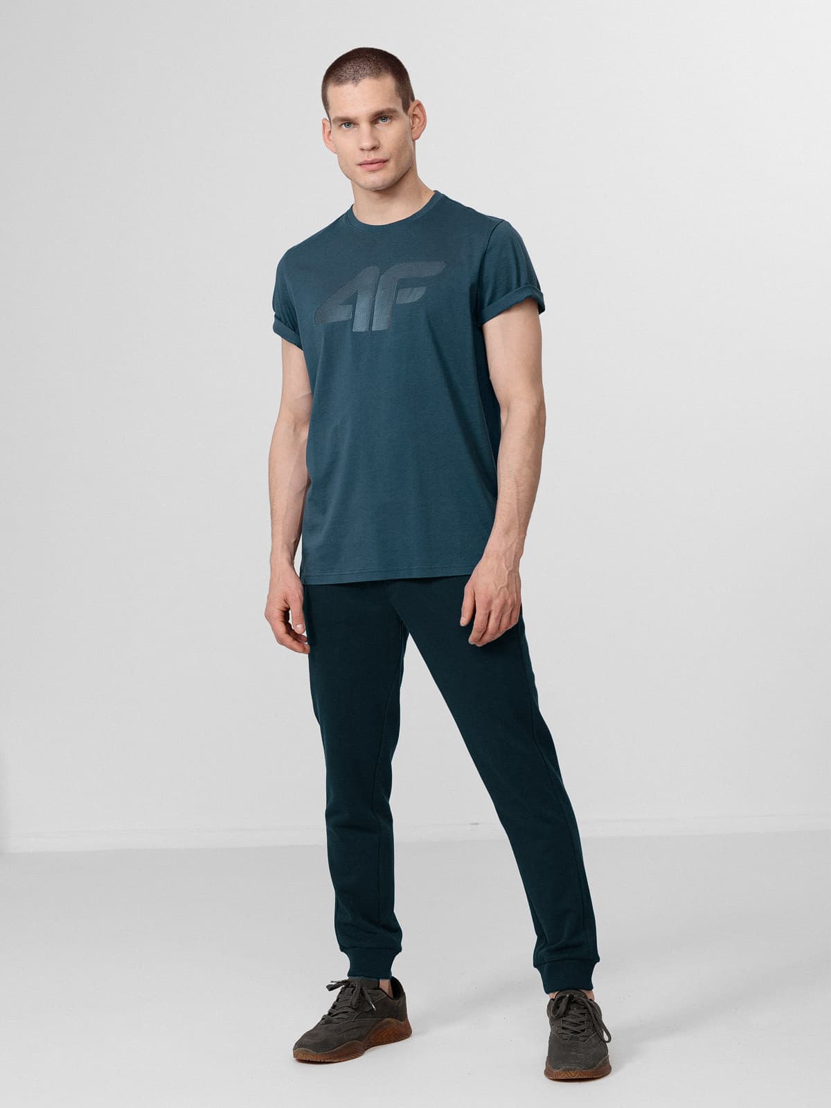 4F H4Z22-SPMD350 DARK BLUE Pánské tepláky US 3XL H4Z22-SPMD350 DARK BLUE - náhled 3