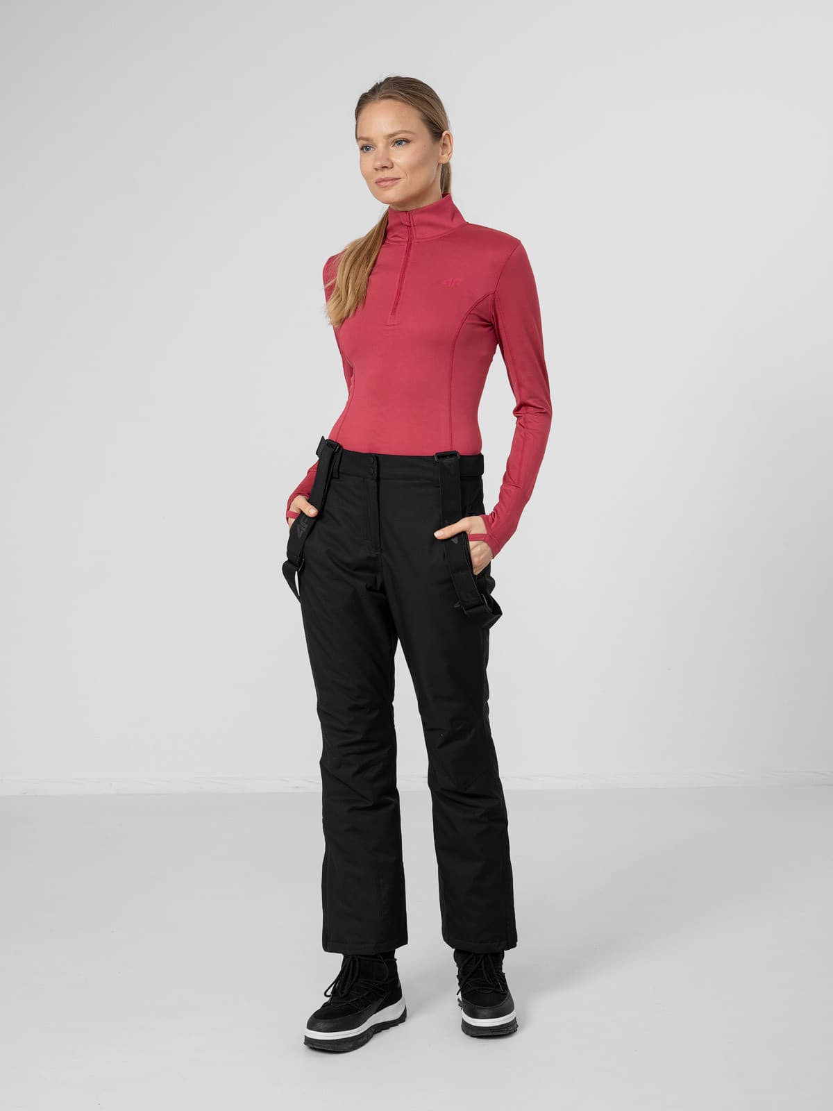 4F H4Z22-BIDD032 HOT PINK Dámské termo tričko US S H4Z22-BIDD032 HOT PINK - náhled 4