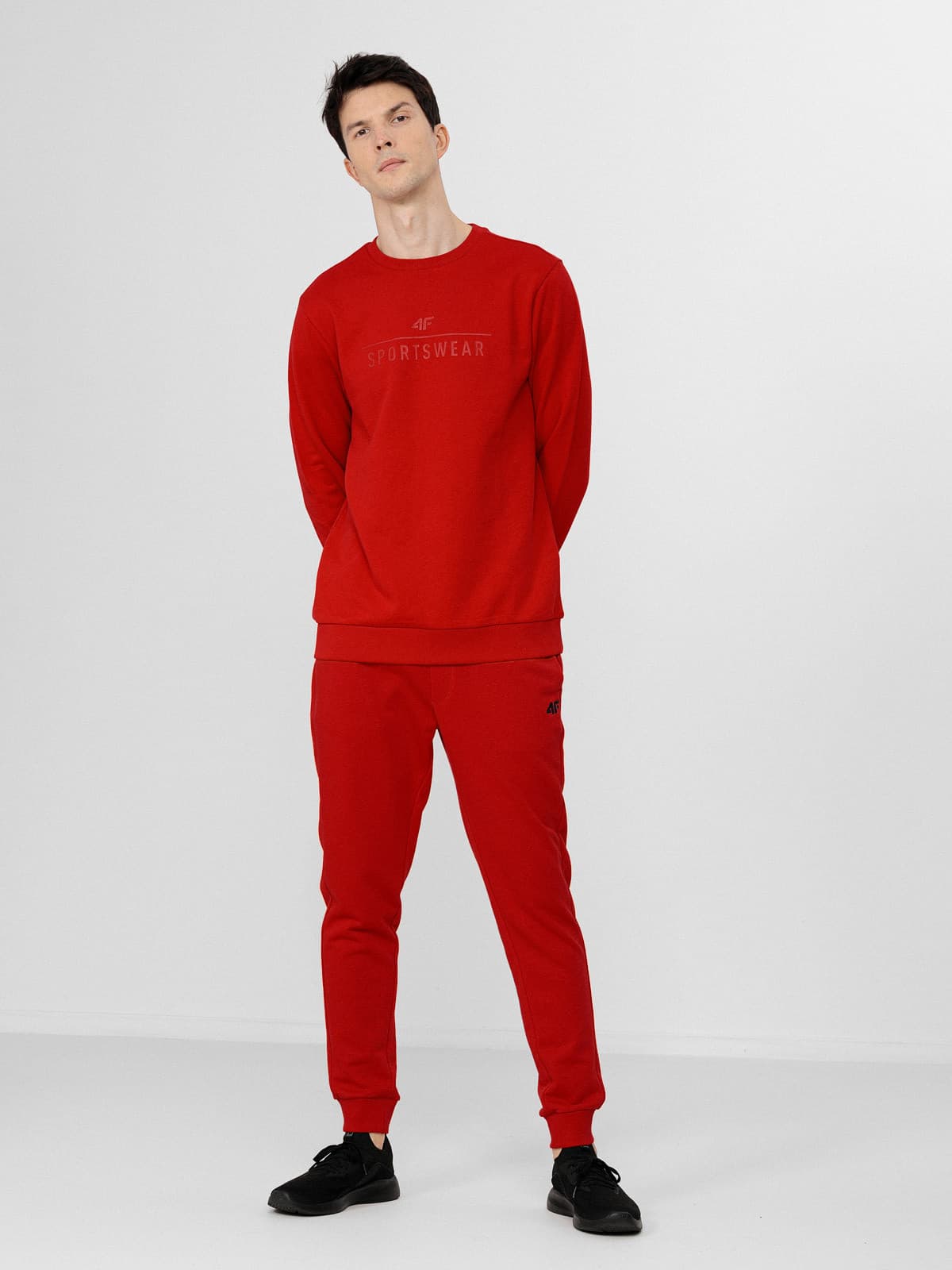 4F H4Z22-BLM350 RED Pánská mikina US 3XL H4Z22-BLM350 RED - náhled 4