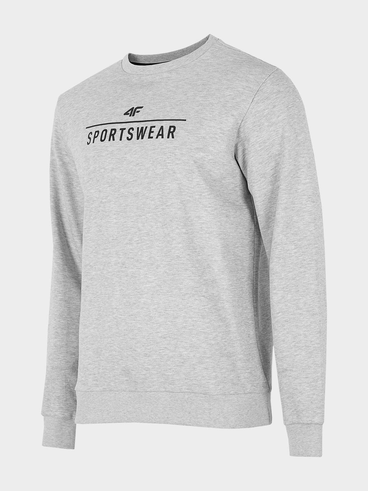4F H4Z22-BLM350 COLD LIGHT GREY MELANGE Pánská mikina US 3XL H4Z22-BLM350 COLD L GREY M - náhled 1