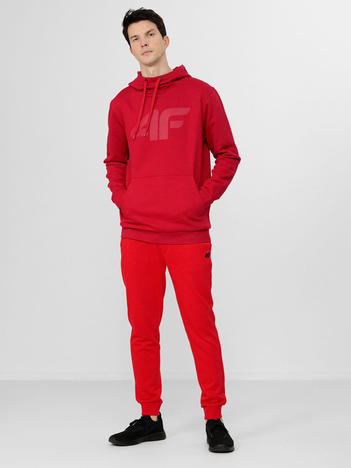 4F H4Z22-BLM352 RED Pánská mikina US 3XL H4Z22-BLM352 RED - náhled 4