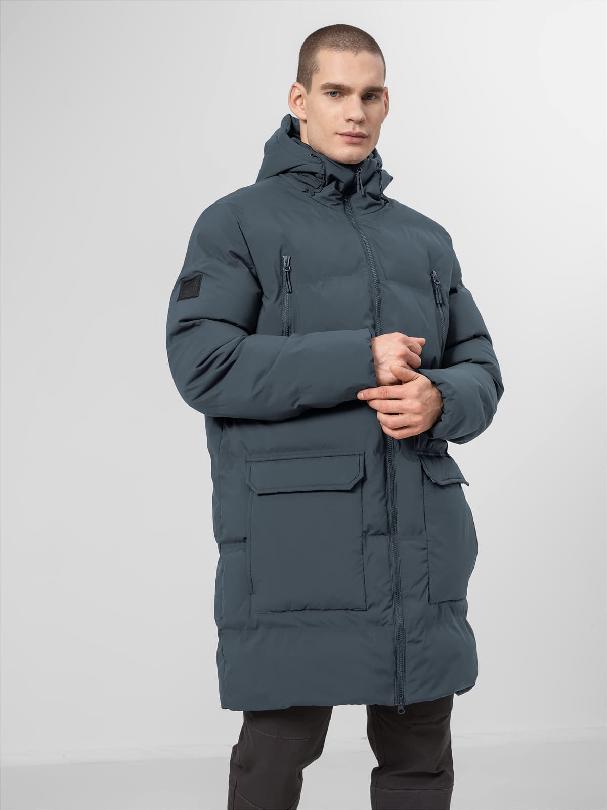 4F H4Z22-KUMP010 NAVY Pánská zimní bunda US S H4Z22-KUMP010 NAVY - náhled 3