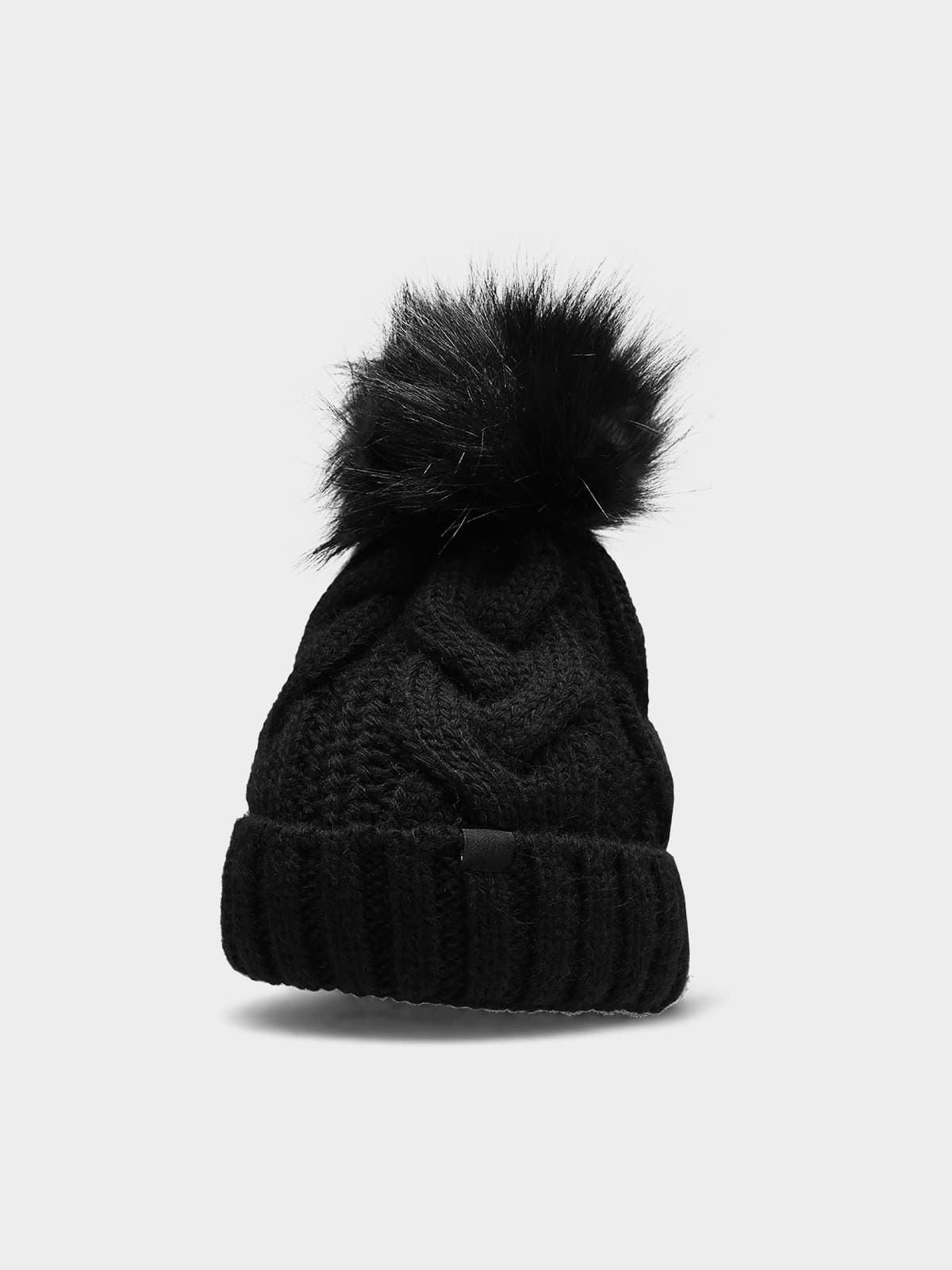4F H4Z22-CAD010 DEEP BLACK Dámská zimní čepice US S H4Z22-CAD010 DEEP BLACK