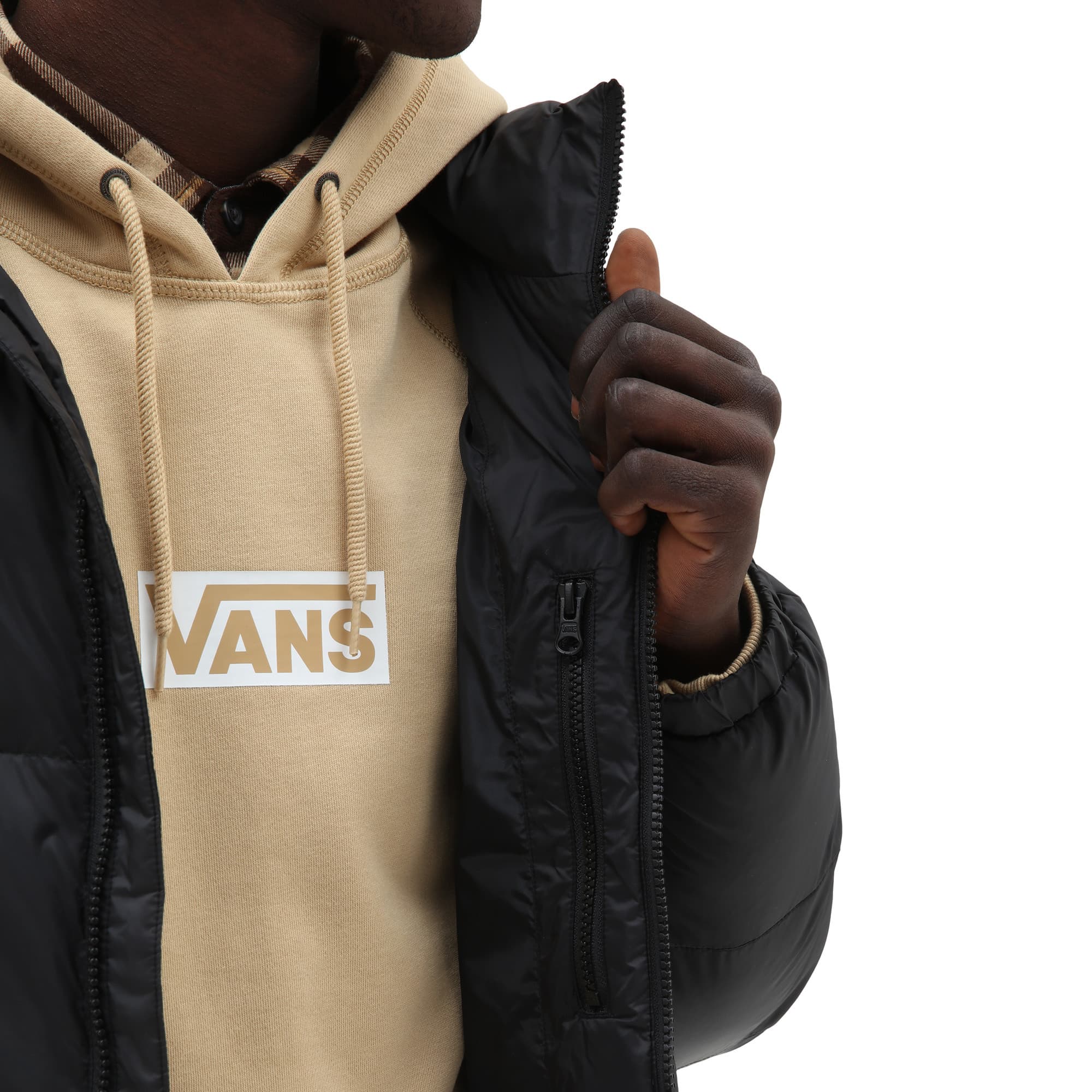 Vans NO HOOD PUFFER JACKET Pánská bunda US L VN00007JBLK1 - náhled 5