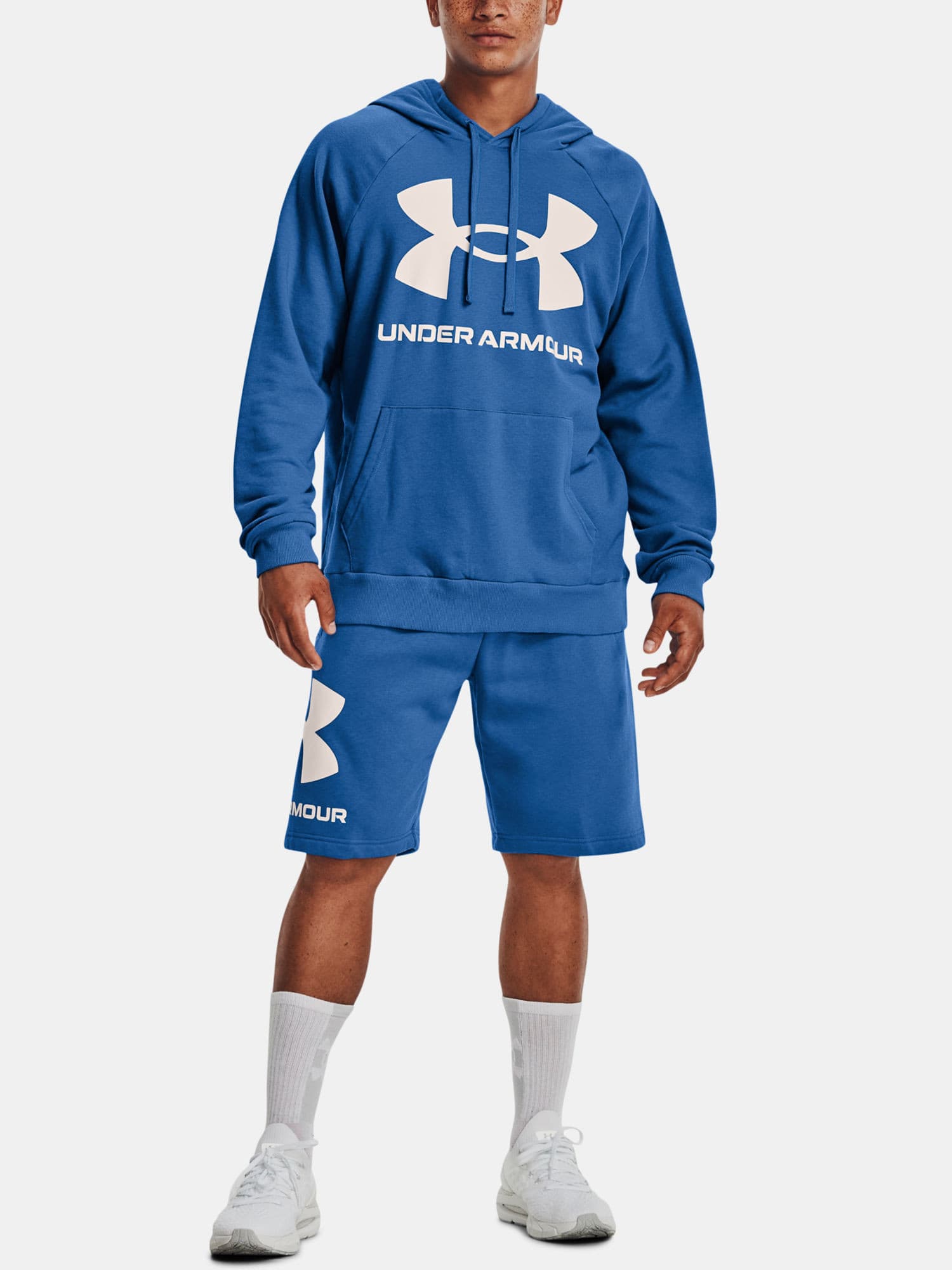 Under Armour UA Rival Fleece Big Logo HD Pánská mikina US M 1357093-474 - náhled 5