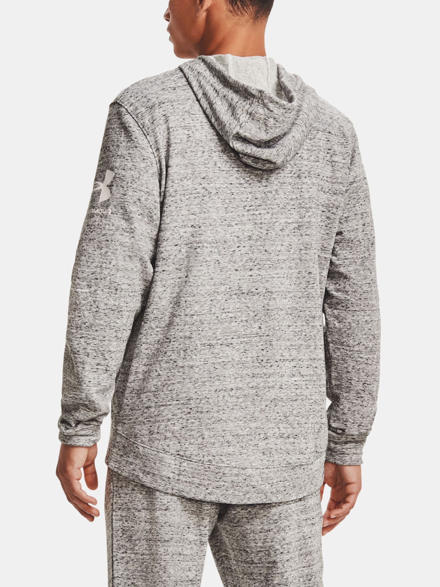Under Armour UA RIVAL TERRY FZ HD Pánská mikina US XXL 1361606-112 - náhled 4