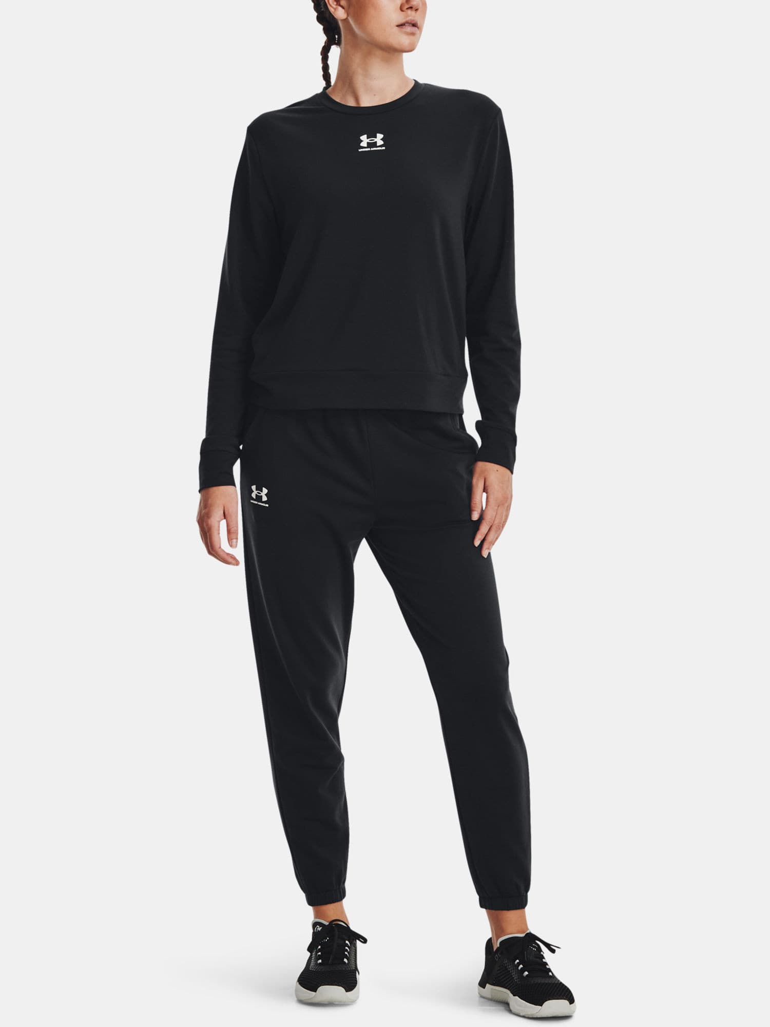 Under Armour Rival Terry Crew Dámská mikina US L 1369856-001 - náhled 5