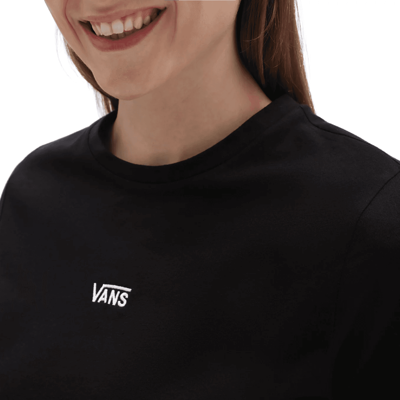 Vans WM FLYING V CROP CREW SPORT Dámské tričko US L VN0A54QUBLK1 - náhled 5