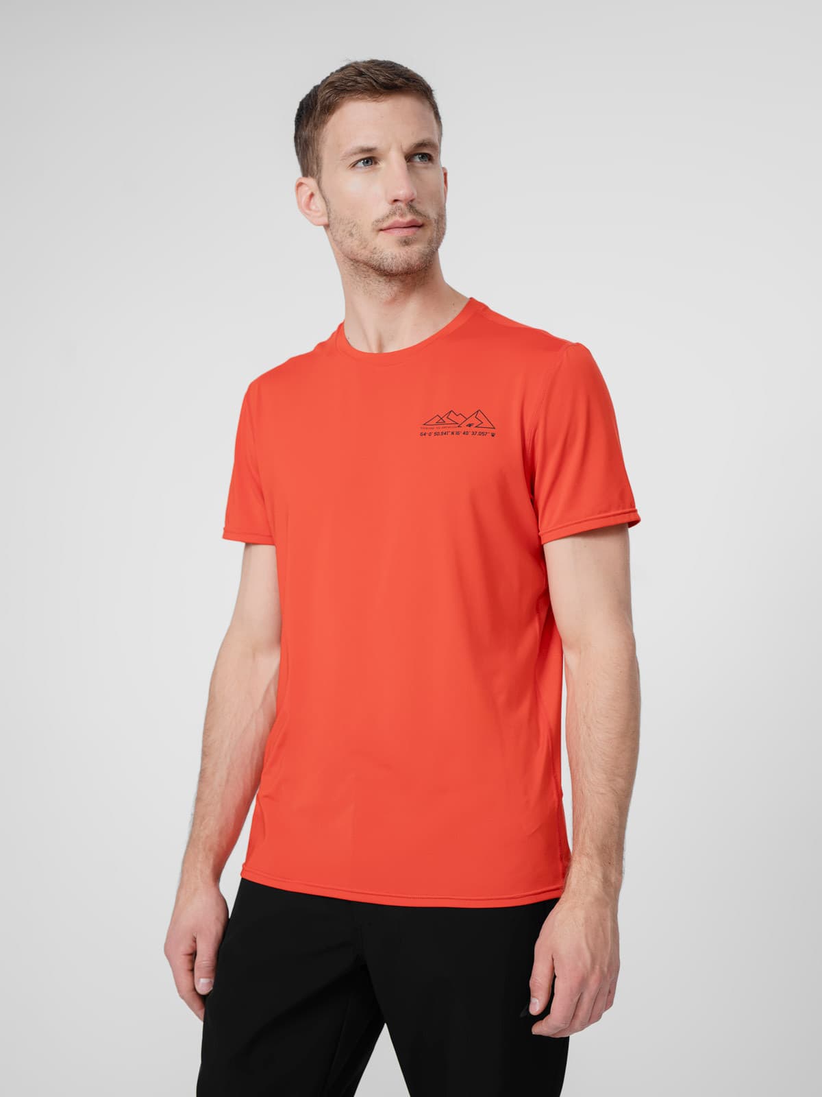 4F 4FSS23TFTSM209 RED Pánské tričko US