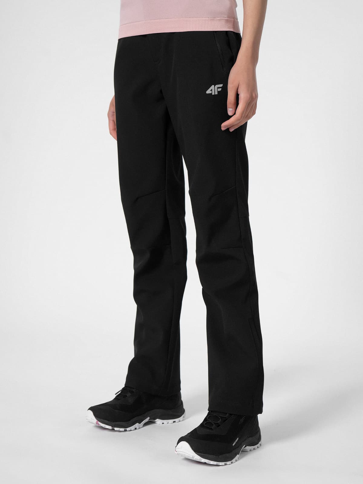 4F 4FSS23TFTRF114 DEEP BLACK Dámské trekingové kalhoty US L 4FSS23TFTRF114 DEEP BLACK