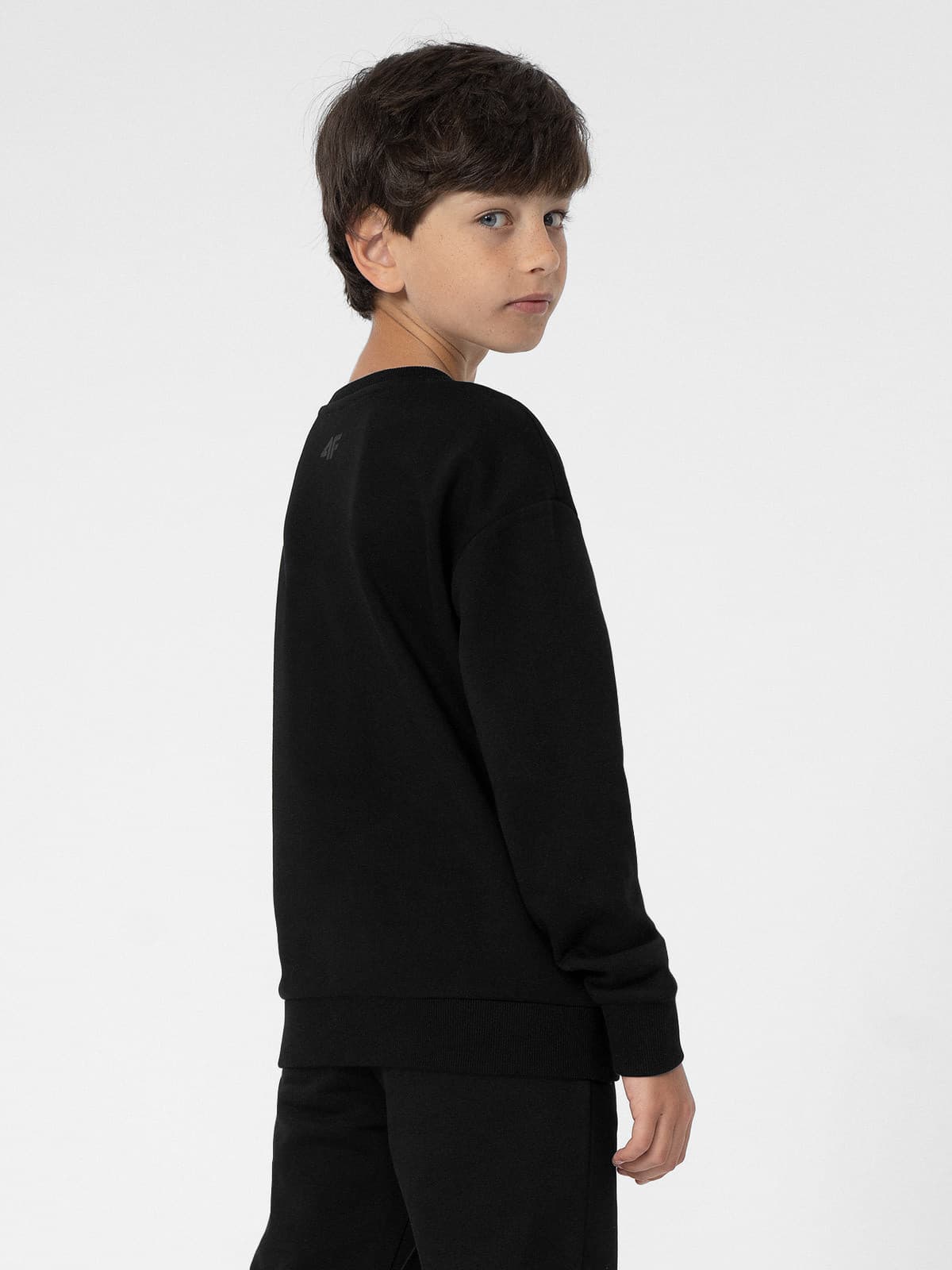 4F 4FJSS23TSWSM222 DEEP BLACK Dětská mikina EU 122 4FJSS23TSWSM222 DEEP BLACK - náhled 2