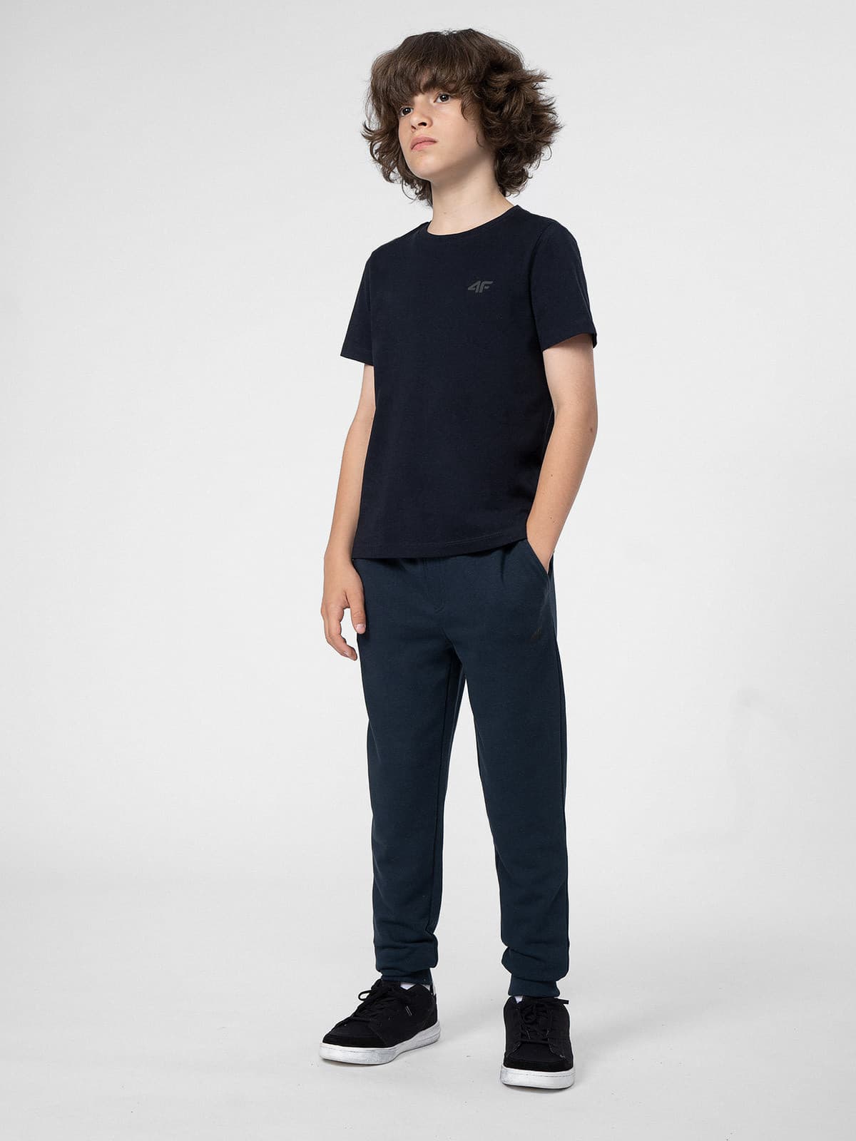 4F 4FJSS23TTROM131 NAVY Dětské tepláky EU 122 4FJSS23TTROM131 NAVY - náhled 2