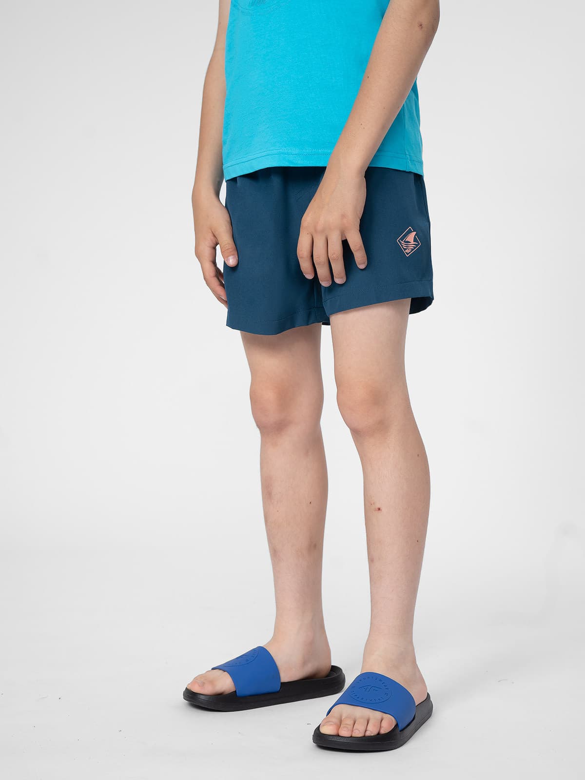 4F 4FJSS23UBDSM018 DENIM Dětské koupací kraťasy EU 122/128 4FJSS23UBDSM018 DENIM - náhled 1