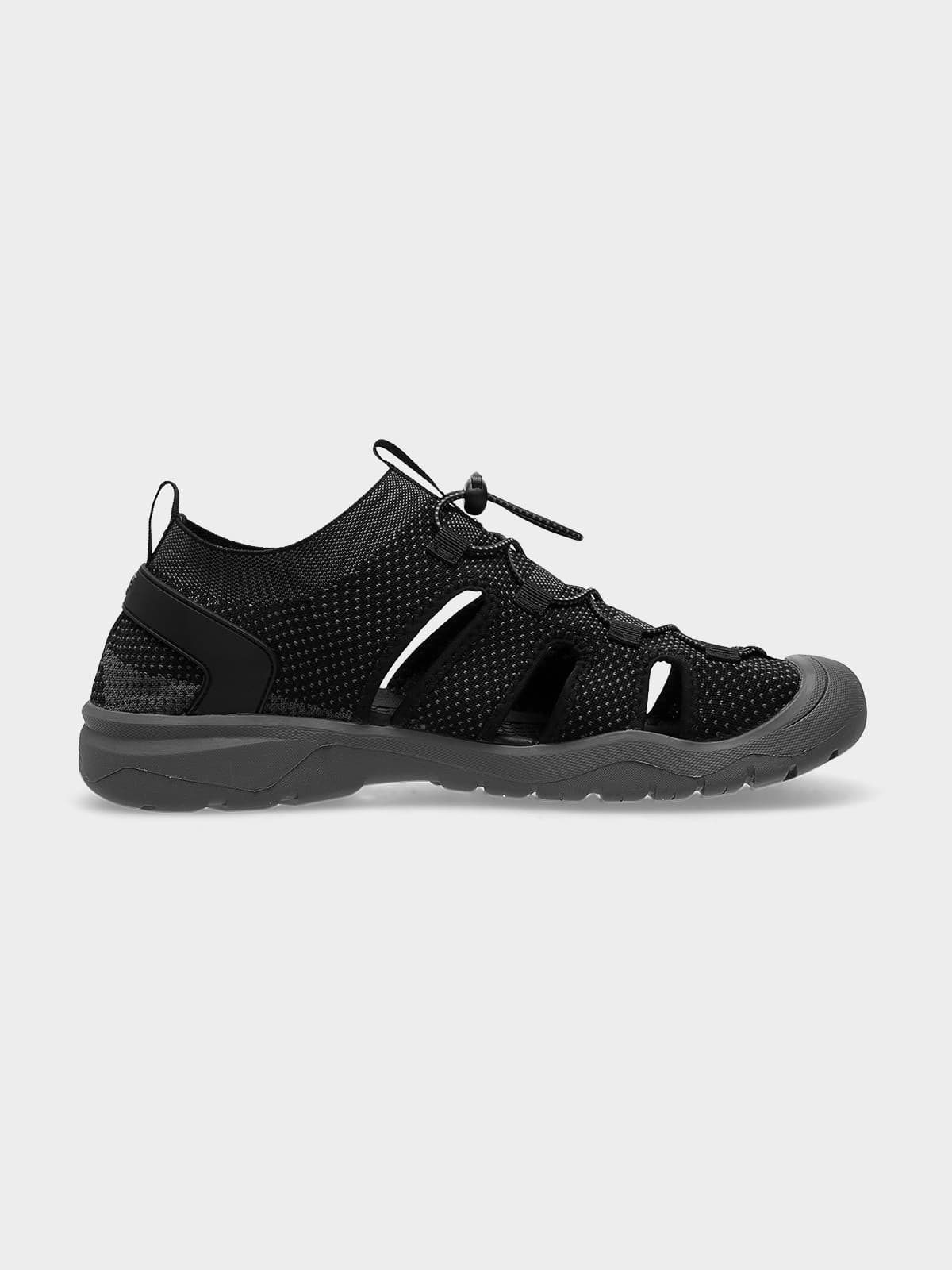 4F 4FSS23FSANM021 DEEP BLACK Pánské sandále EU 44 4FSS23FSANM021 DEEP BLACK - náhled 2