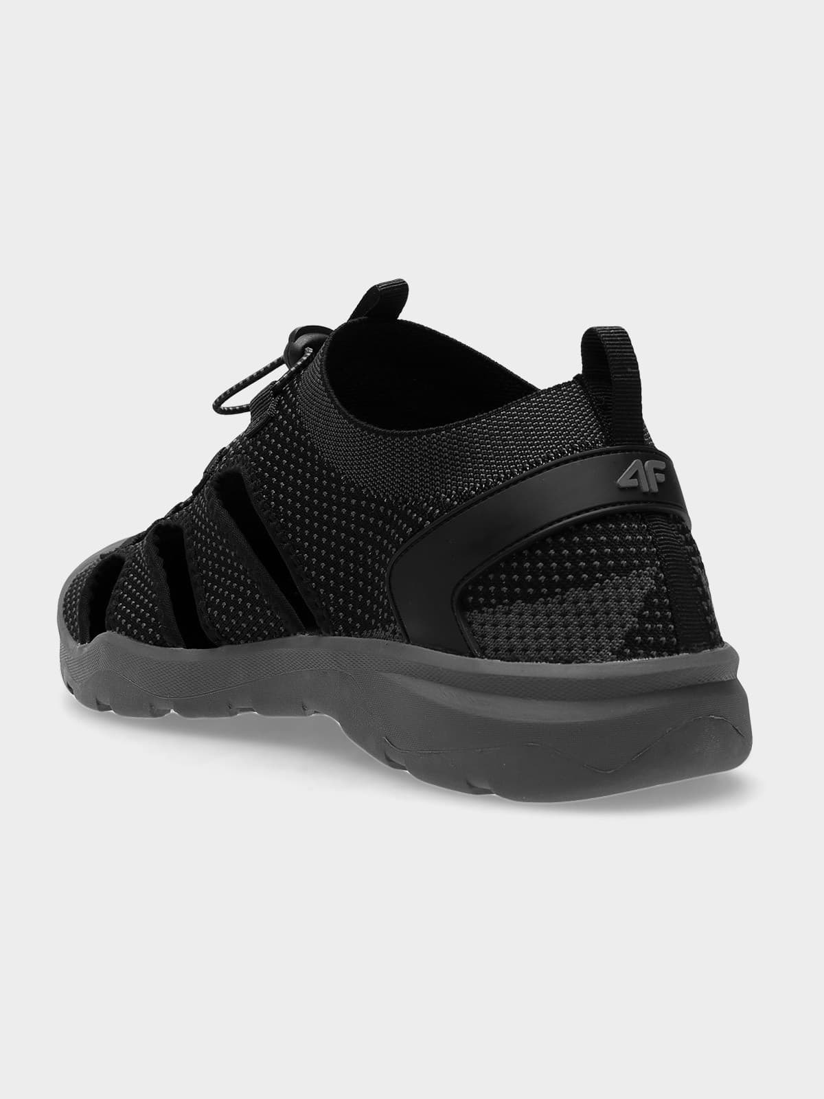 4F 4FSS23FSANM021 DEEP BLACK Pánské sandále EU 44 4FSS23FSANM021 DEEP BLACK - náhled 4