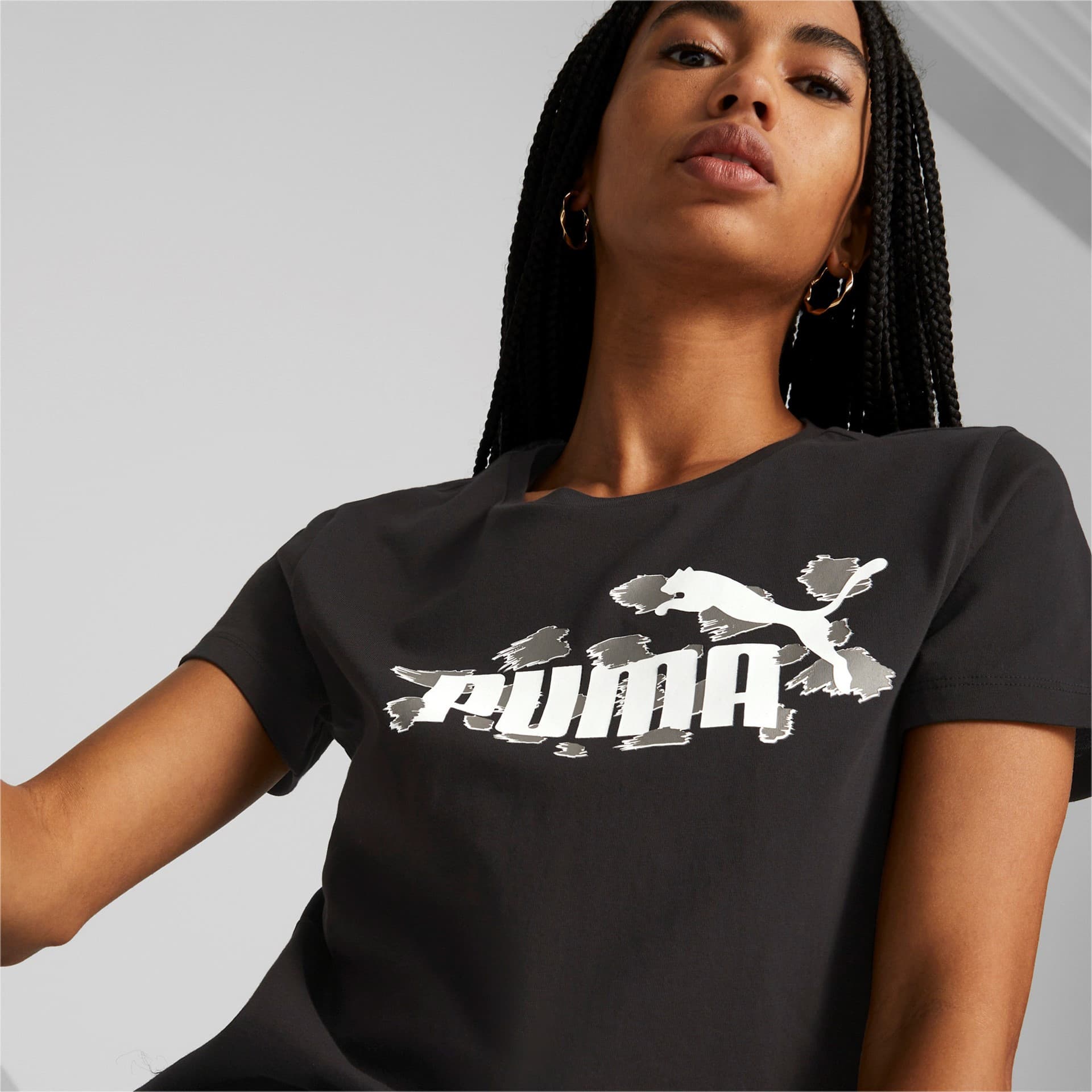 Puma ESS+ ANIMAL Tee Dámské tričko US S 673687-01 - náhled 5