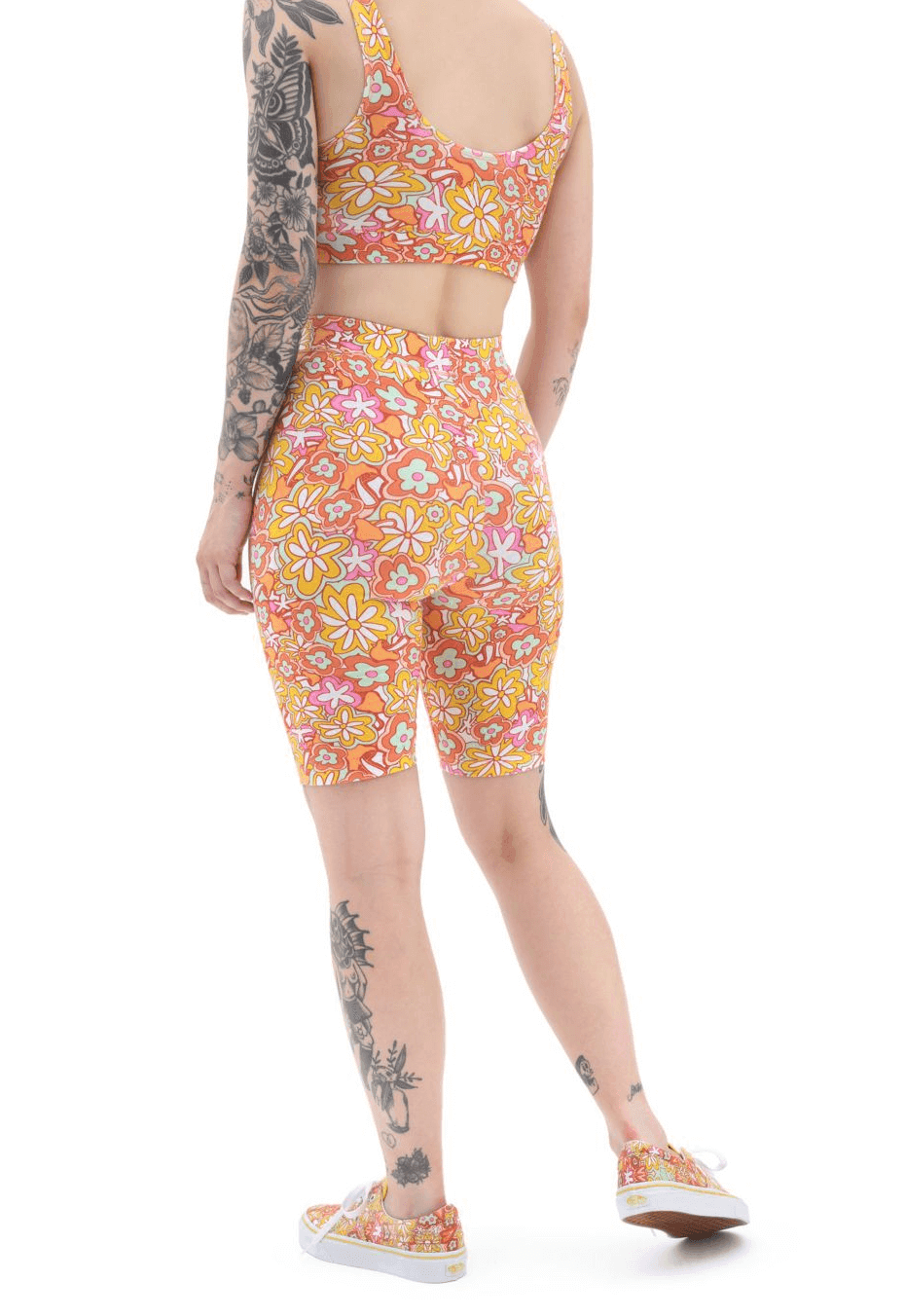 Vans WM FLYING V PRINT LEGGING SHORT Dámské legínové kraťasy US L VN0A7PNEBM51 - náhled 4