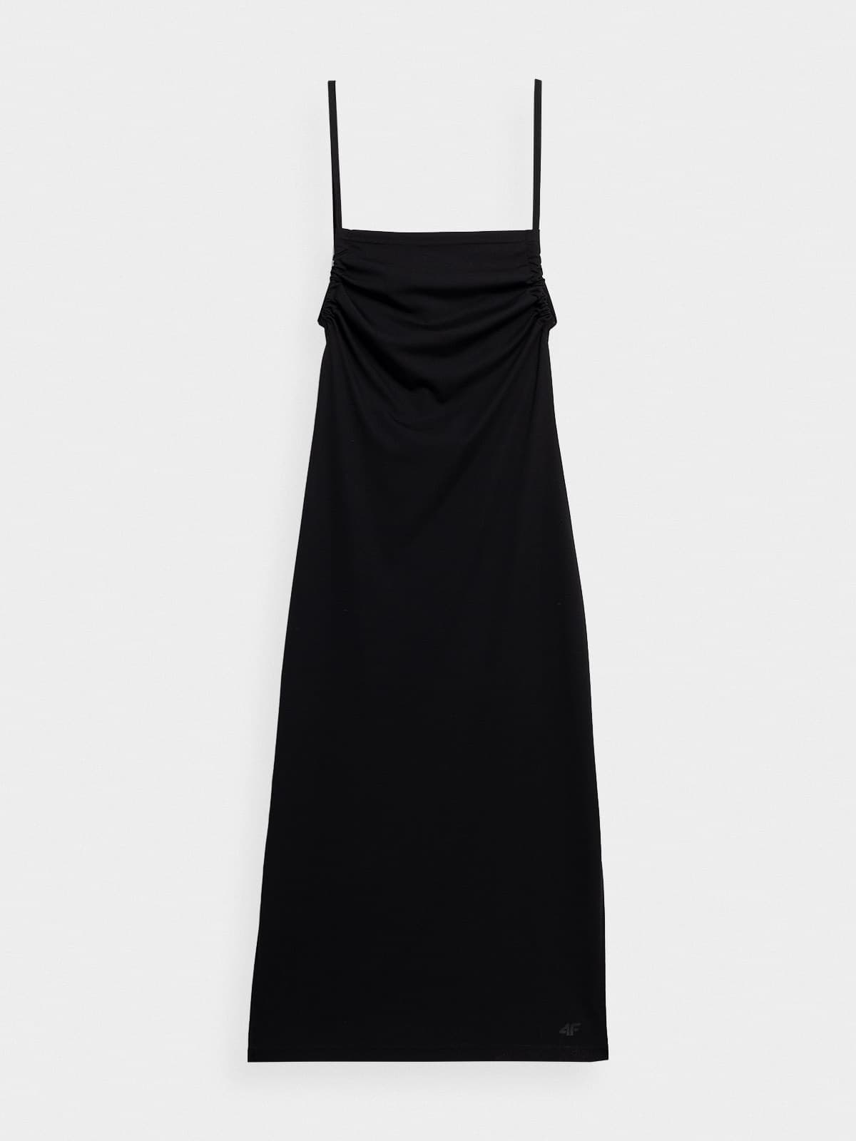 4F 4FSS23TDREF052 DEEP BLACK Dámské šaty US L 4FSS23TDREF052 DEEP BLACK - náhled 3