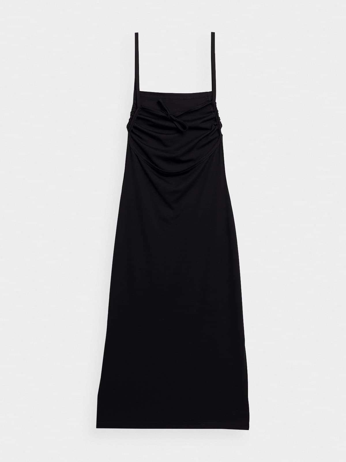 4F 4FSS23TDREF052 DEEP BLACK Dámské šaty US L 4FSS23TDREF052 DEEP BLACK - náhled 4