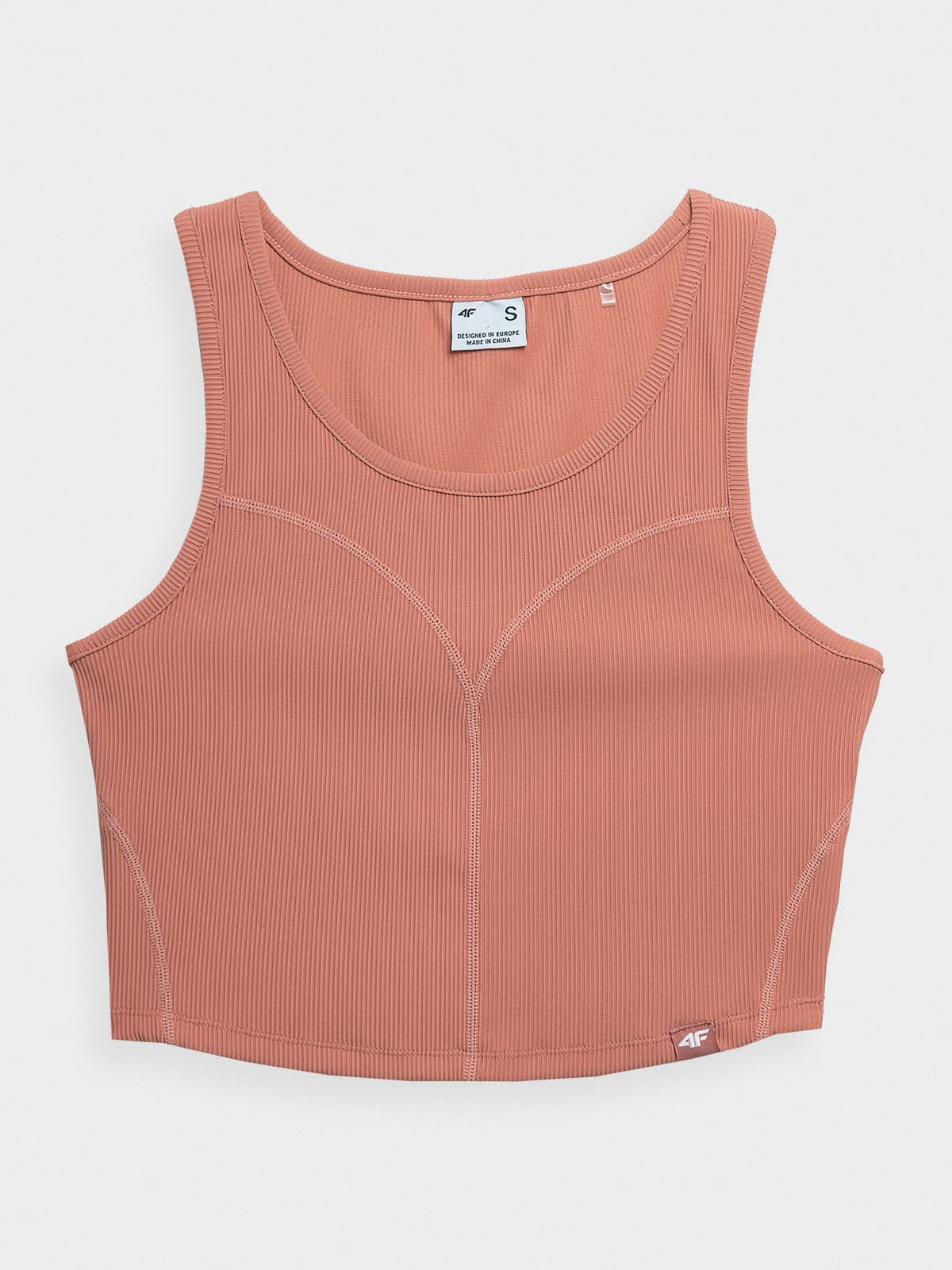 4F 4FSS23TTSHF330 SALMON CORAL Dámské tílko US L 4FSS23TTSHF330 SALMON CORAL - náhled 2