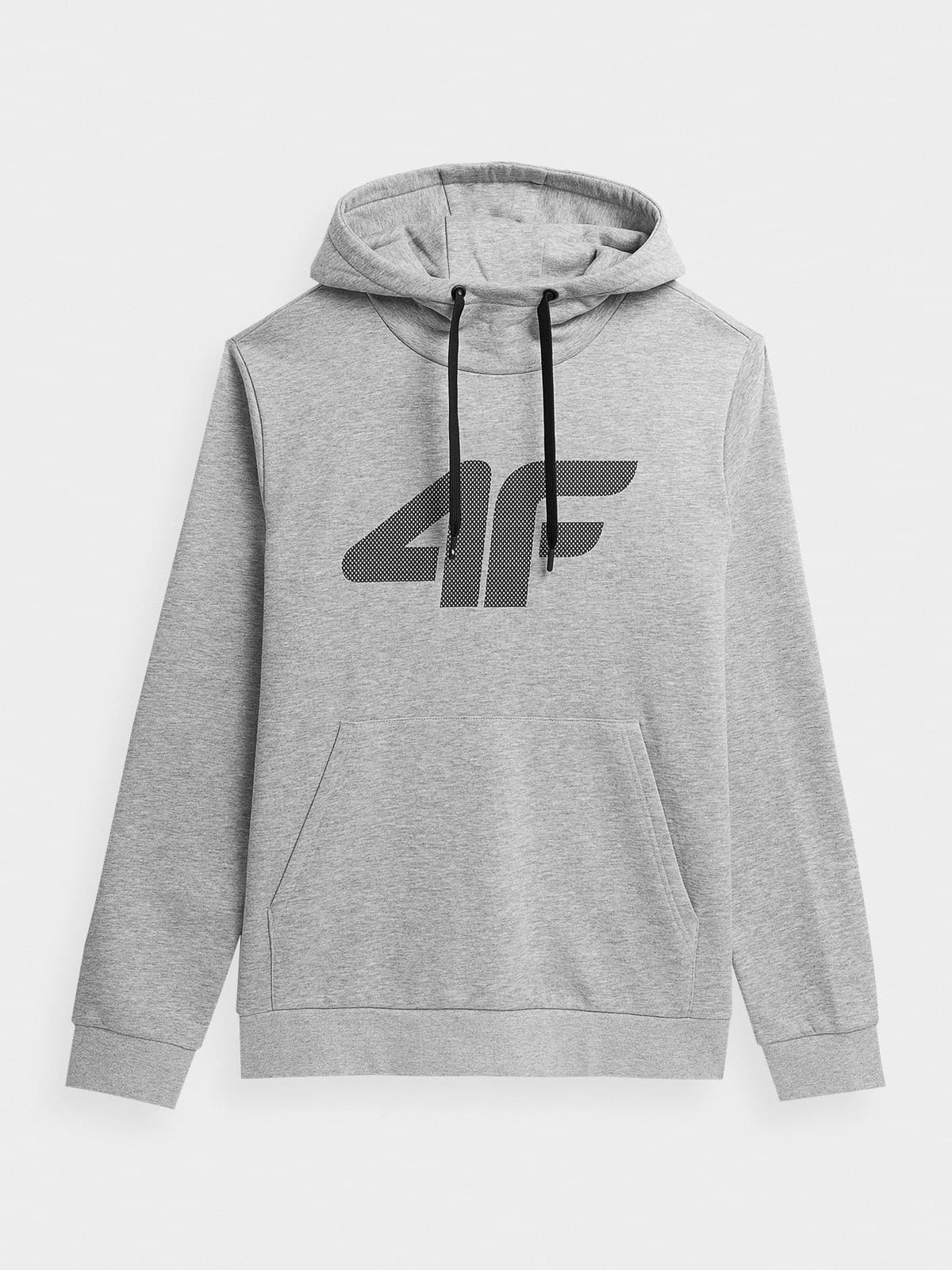 4F 4FSS23TSWSM353 COLD LIGHT GREY MELANGE Pánská mikina US 3XL 4FSS23TSWSM353 COL LI GRE ME