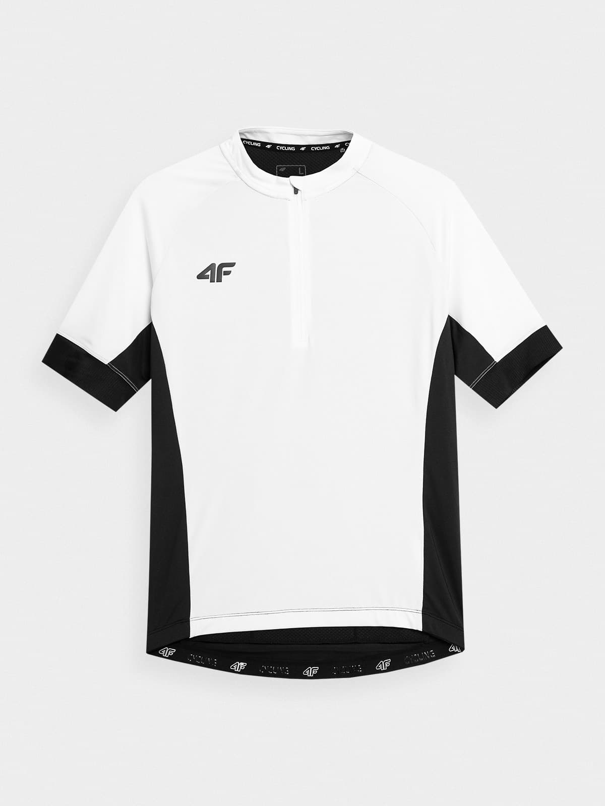 4F 4FSS23TFTSM174 WHITE Pánský cyklistický dres US 3XL 4FSS23TFTSM174 WHITE - náhled 2